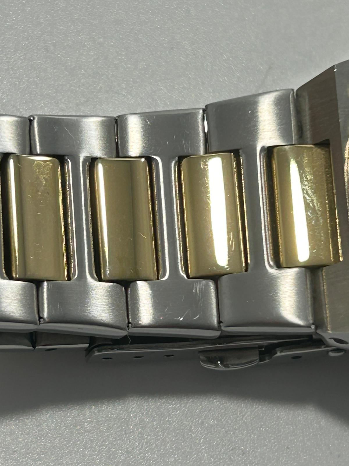 Rotary Blue Dial Two-Tone Chronograph – Screw Bezel, Reference GB00041/05