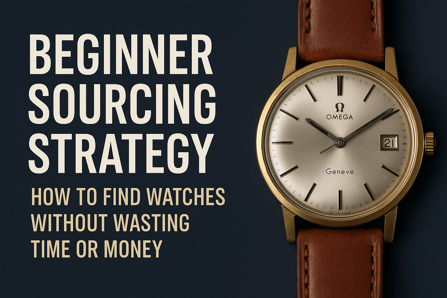 Beginner Sourcing Strategy: How to Find Watches Without Wasting Time or Money