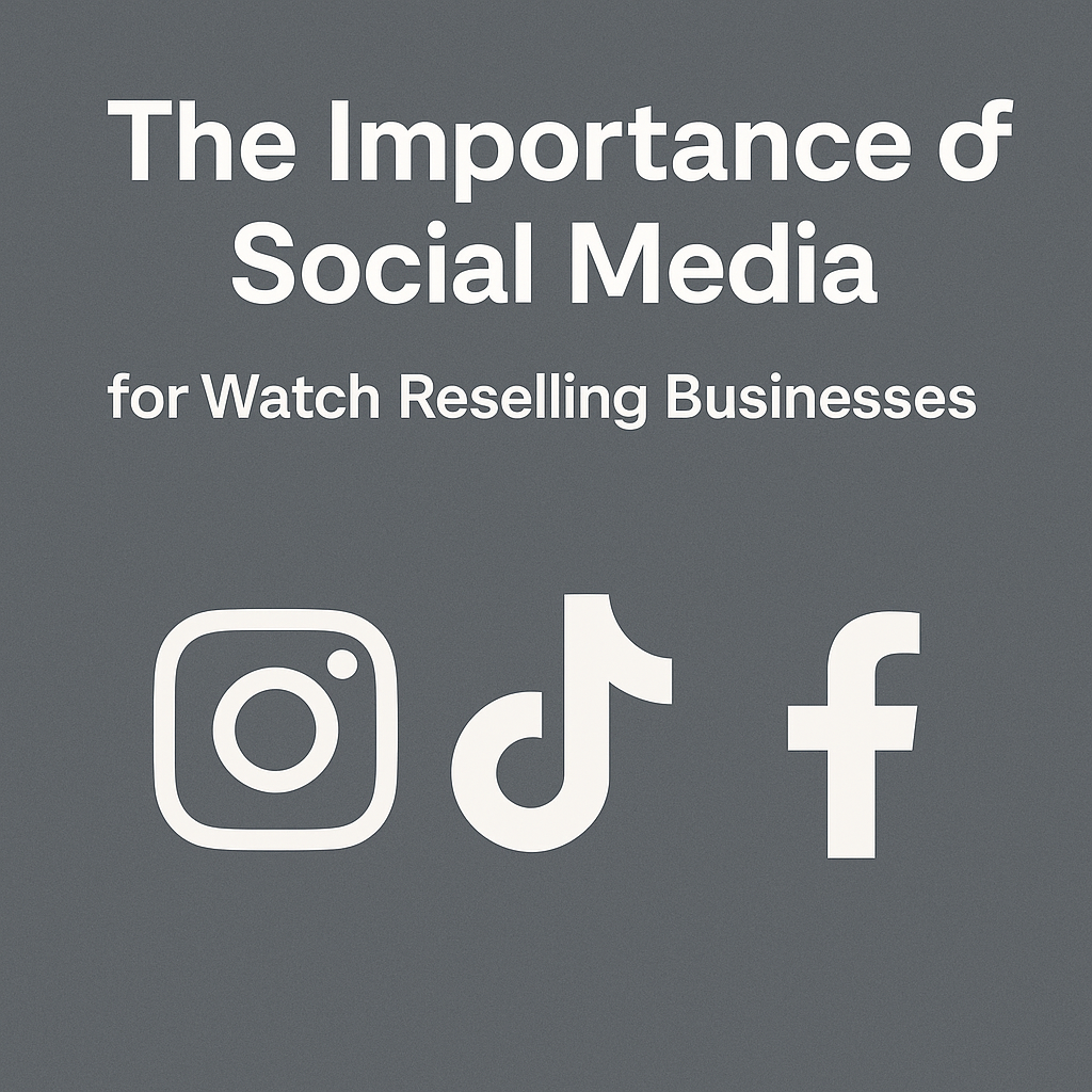 The Importance of Social Media for Watch Reselling Businesses