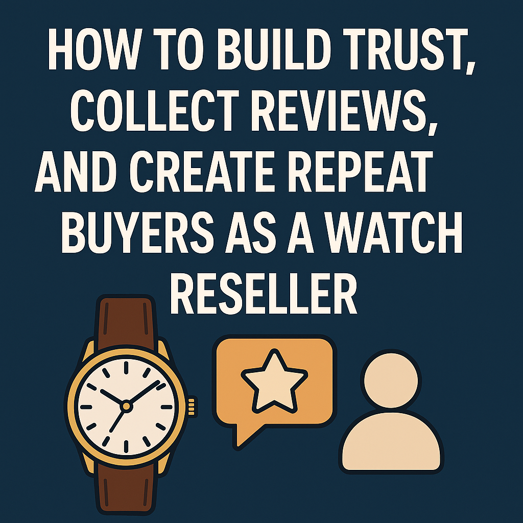 How to Build Trust, Collect Reviews, and Create Repeat Buyers as a Watch Reseller