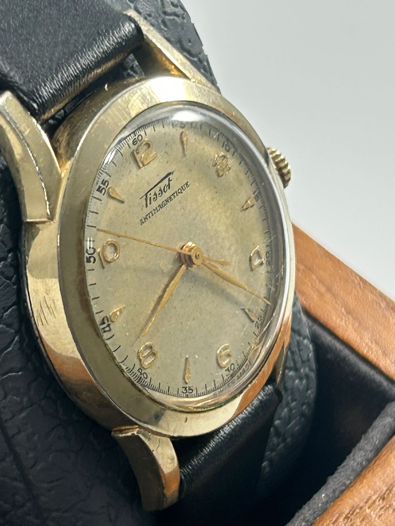 1930s Tissot Antimagnetique Dress Watch - 32mm, Manual Wind, Vintage, Gold Plated