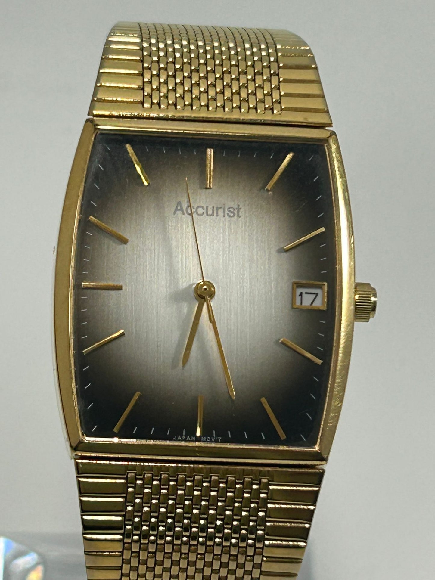 Accurist Tank-Style Tiger Eye Dial Quartz