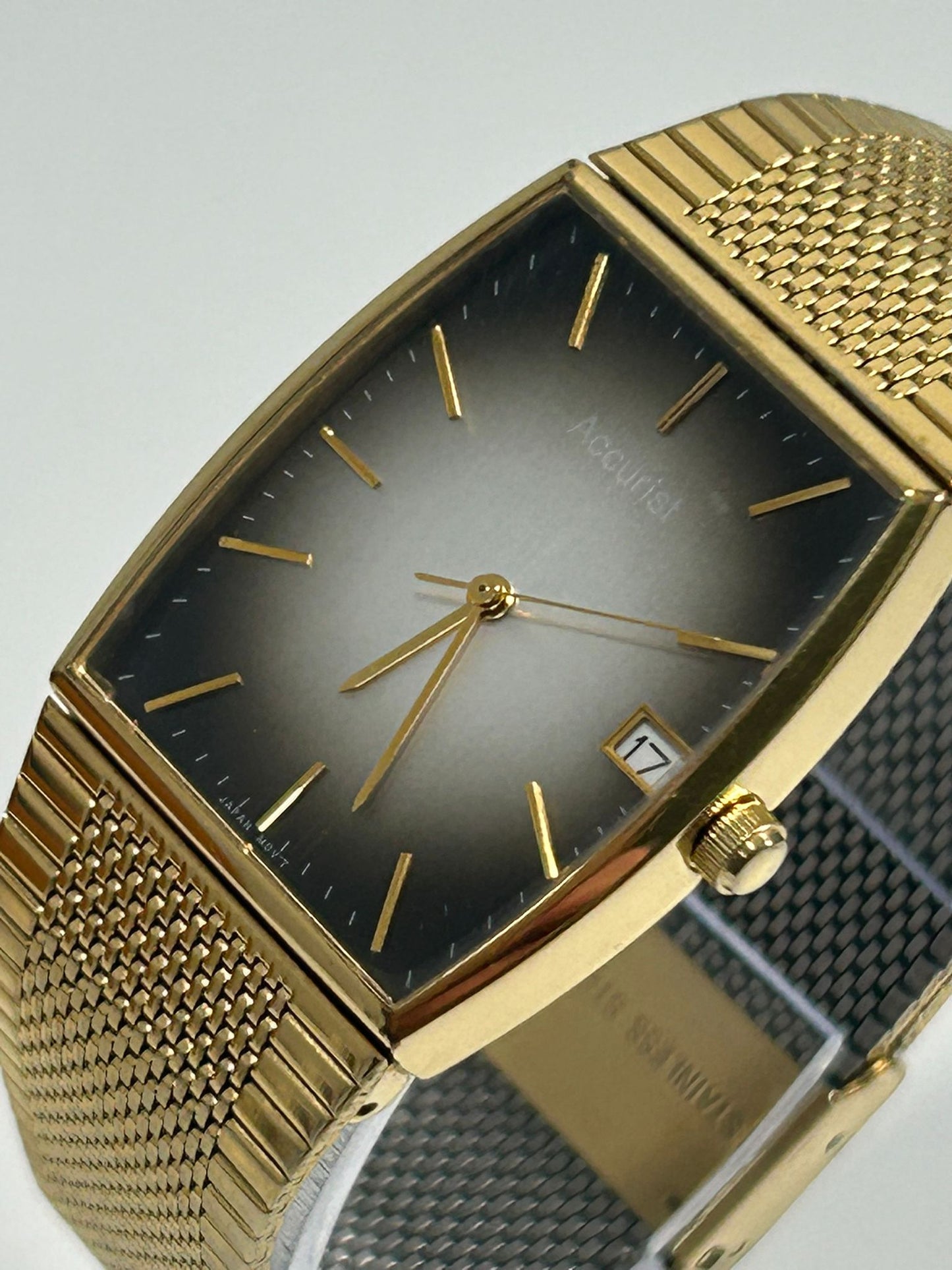 Accurist Tank-Style Tiger Eye Dial Quartz