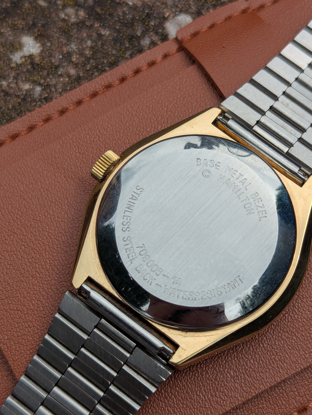 1970's Hamilton Gold-Tone Dress Watch