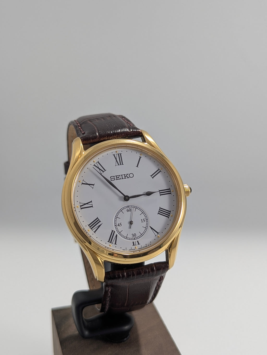 Seiko SRK050P1 Small Seconds Gold Dress Watch