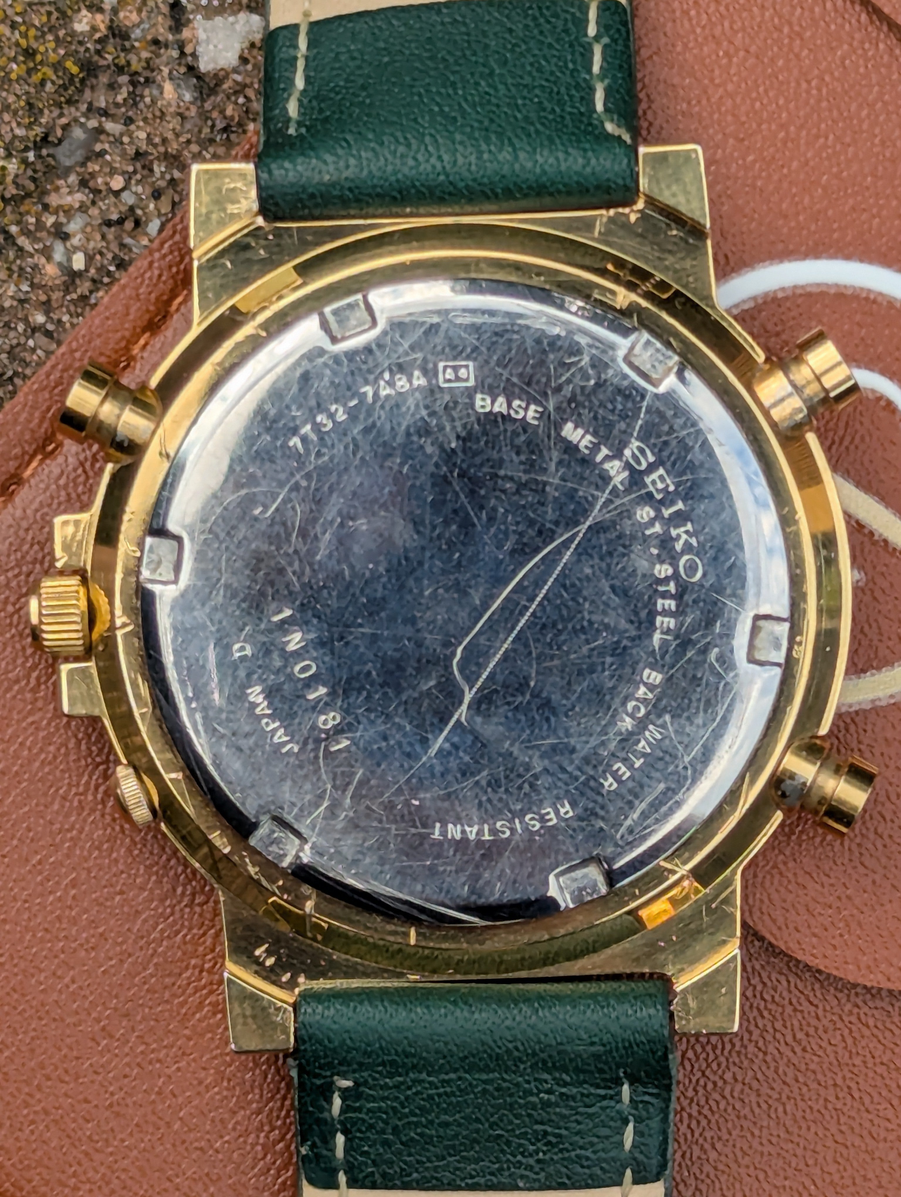 Seiko Gold-Tone Chronograph