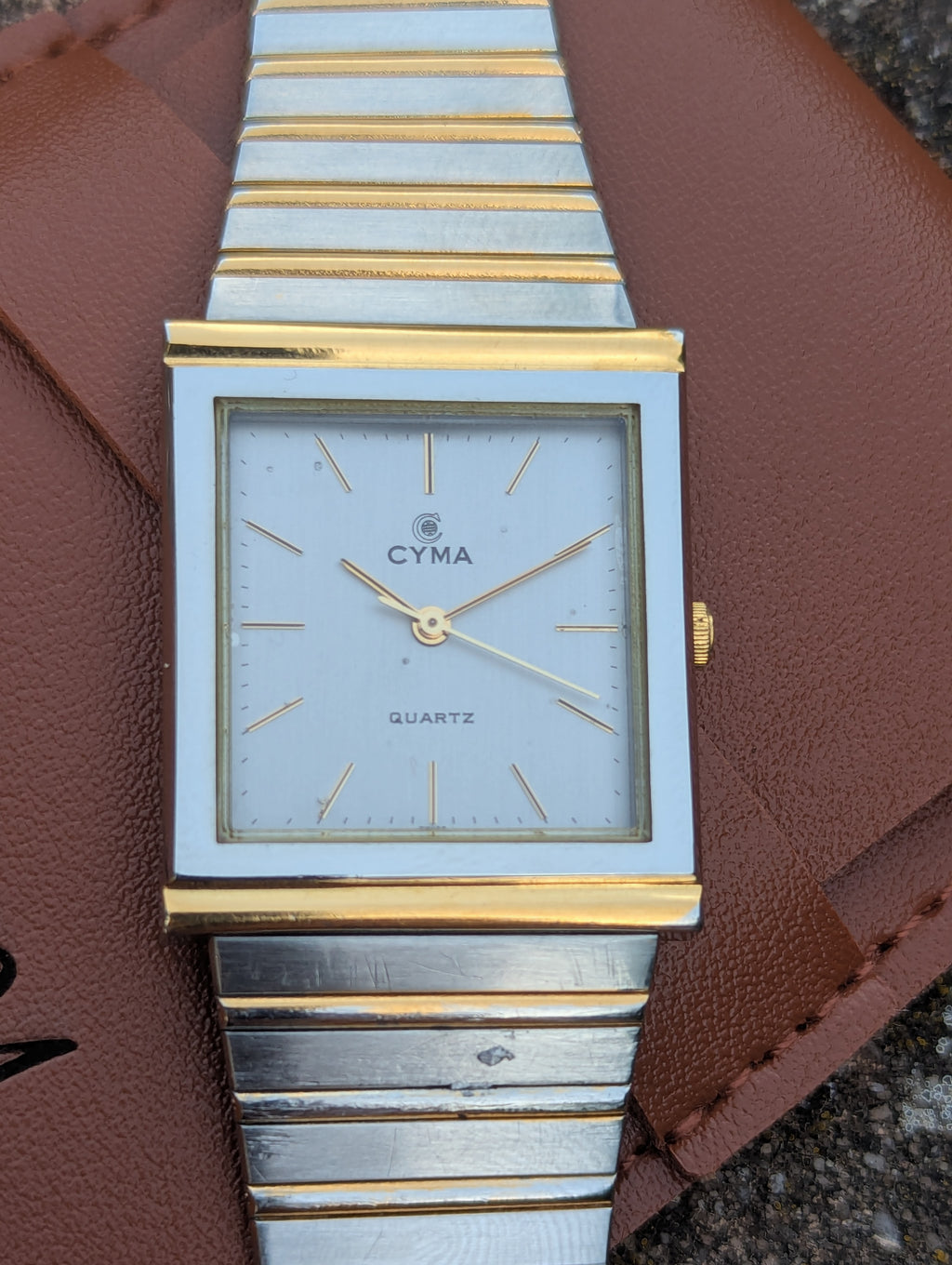 Cyma Le Locle Two-Tone Dress Watch