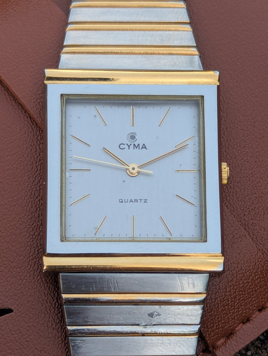 Cyma Le Locle Two-Tone Dress Watch