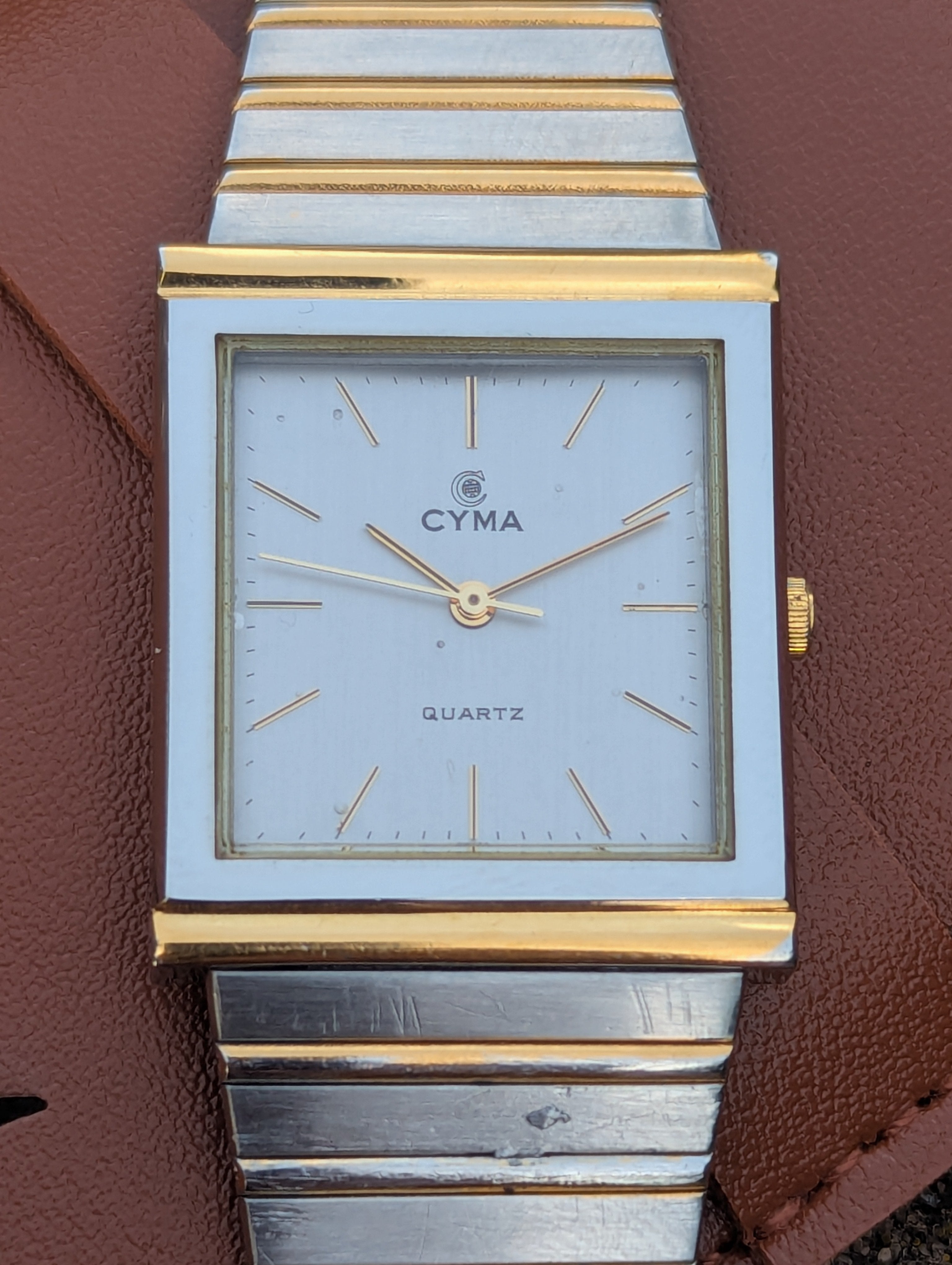 Cyma Le Locle Two-Tone Dress Watch