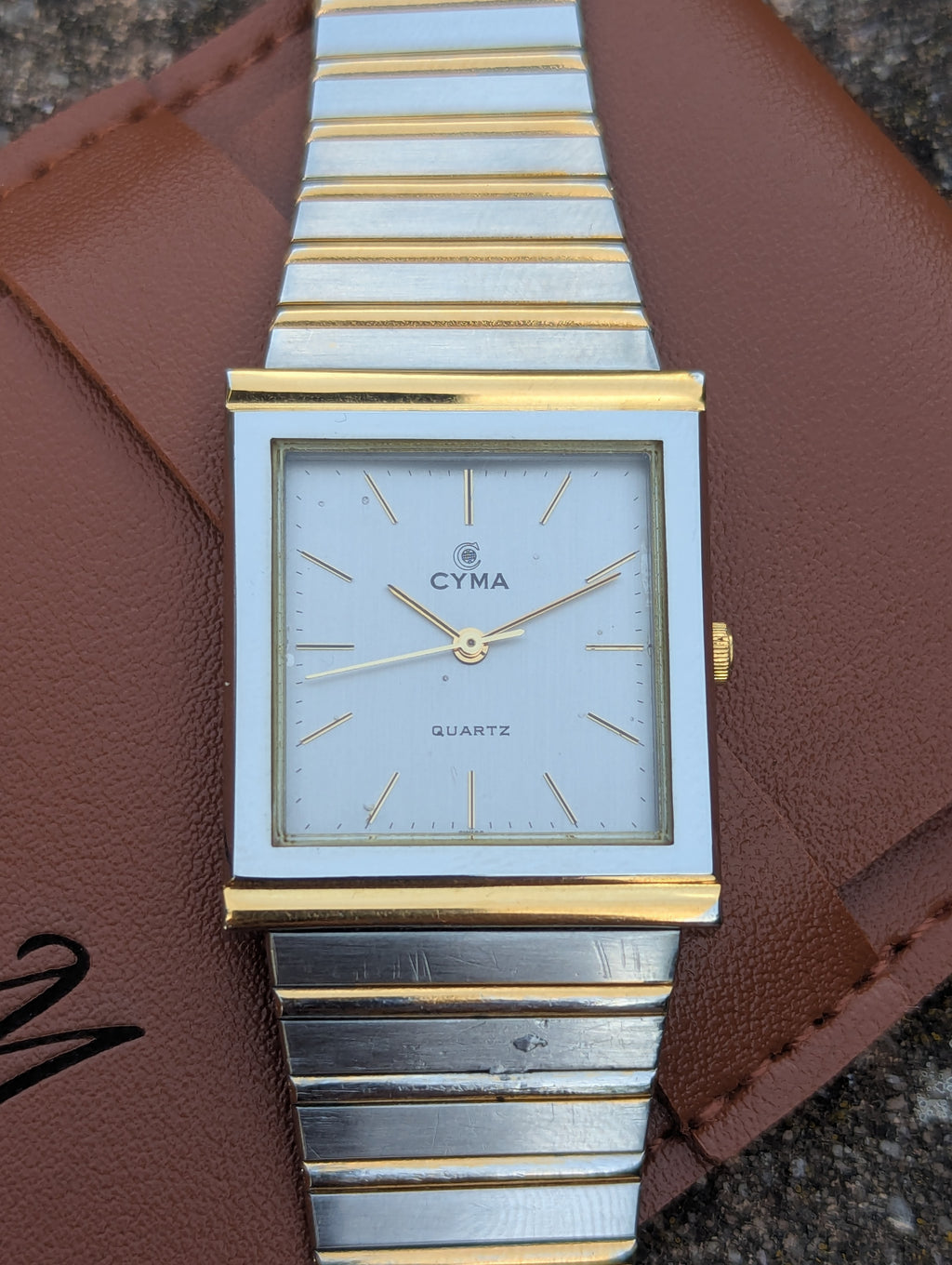 Cyma Le Locle Two-Tone Dress Watch