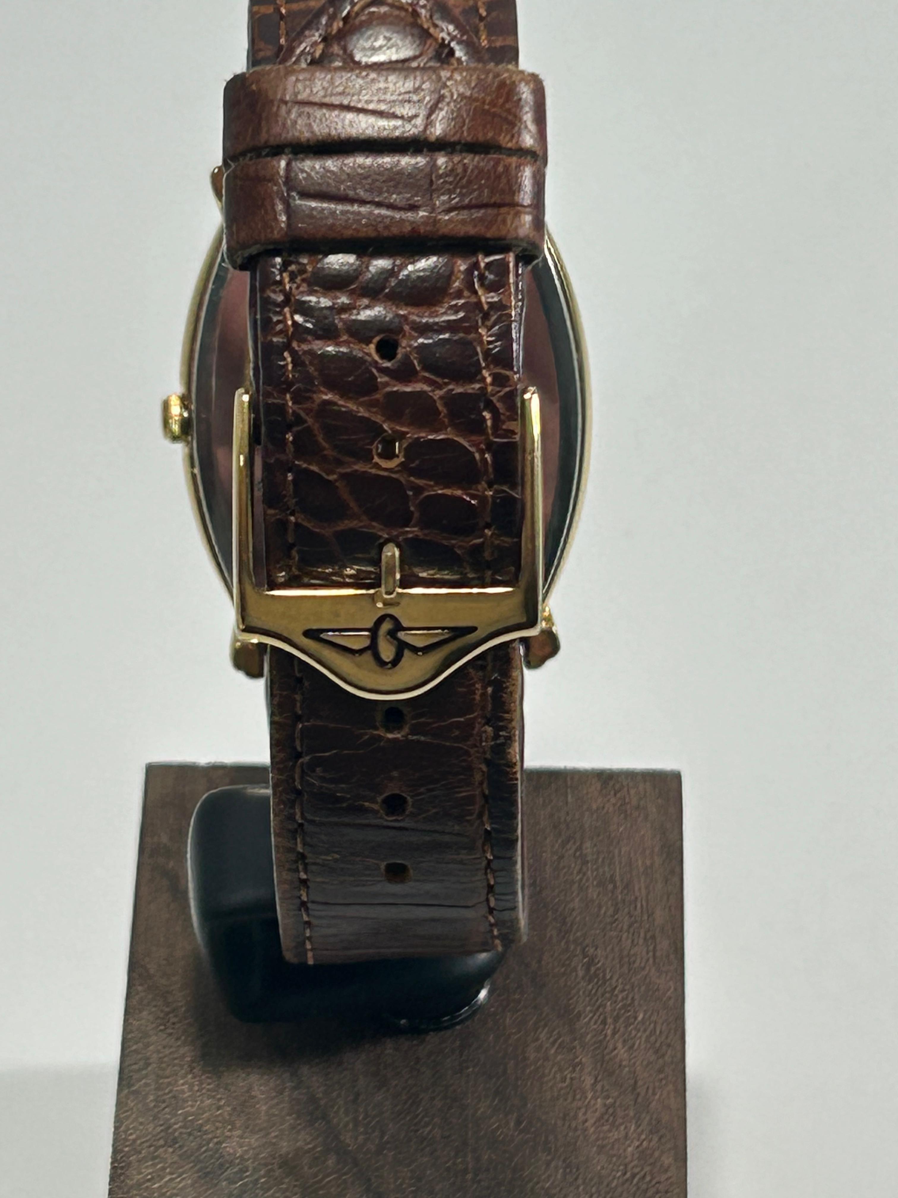 Rotary Small Seconds GS0706/22 - Champagne Textured Dial, Gold Tone, Anniversary Edition, Tonneau Case, Boxed