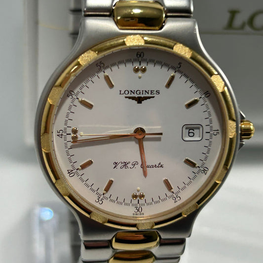 1995 Longines Conquest V.H.P Quartz Two-Tone Men’s Watch with Box & Papers