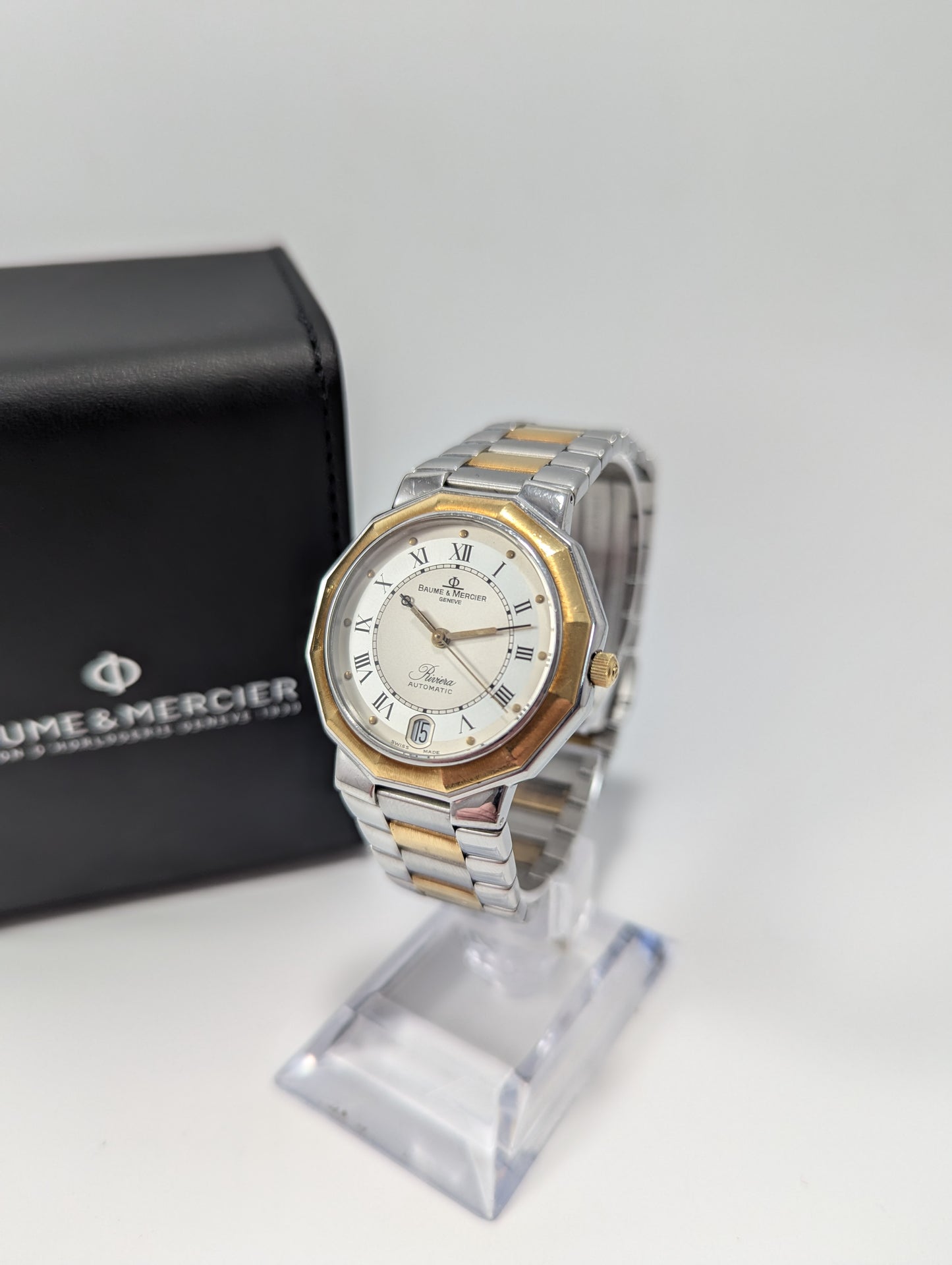 Baume & Mercier Riviera 18K Gold Automatic Watch