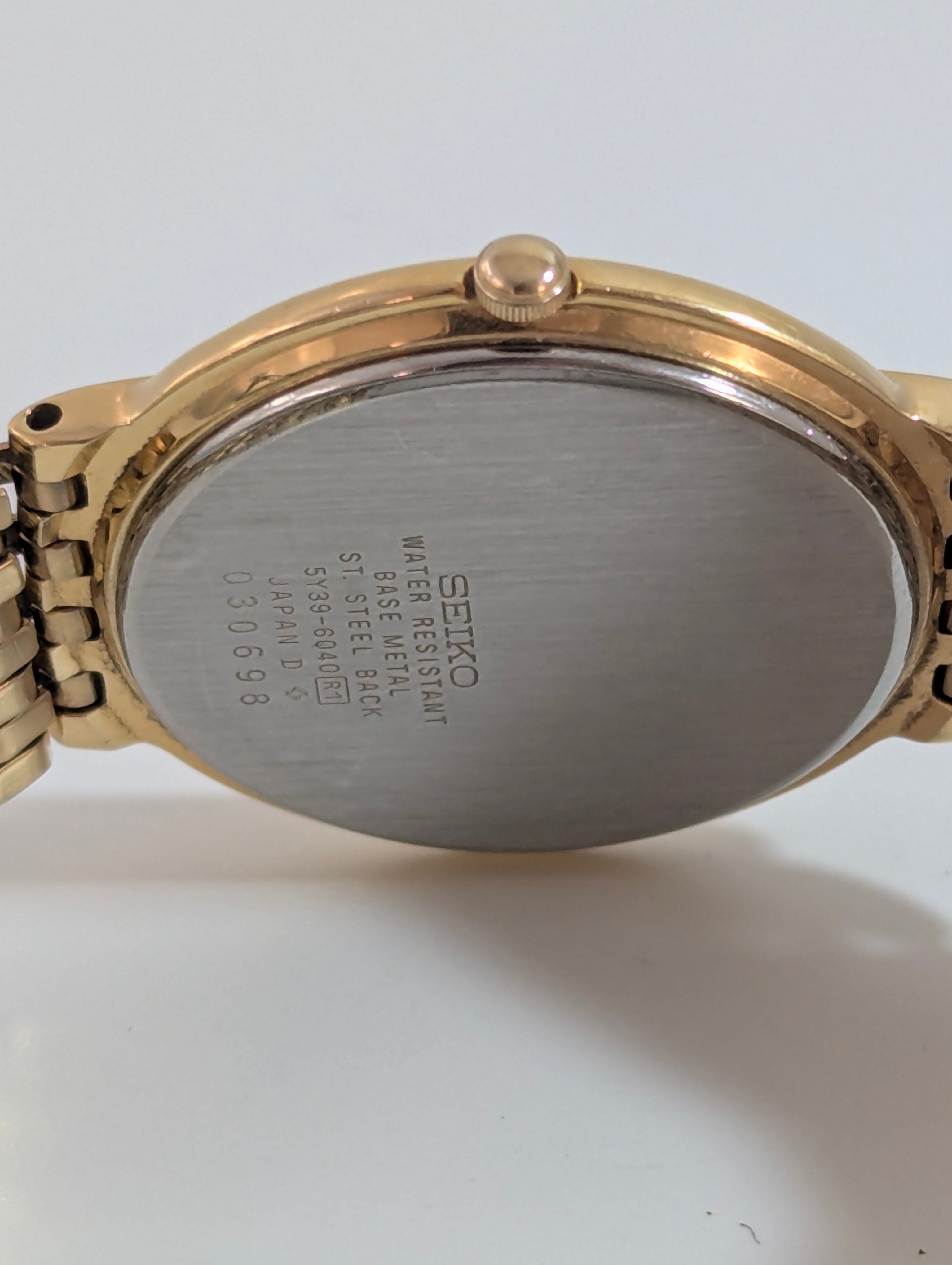 Seiko Quartz Roman Numeral Dress Watch