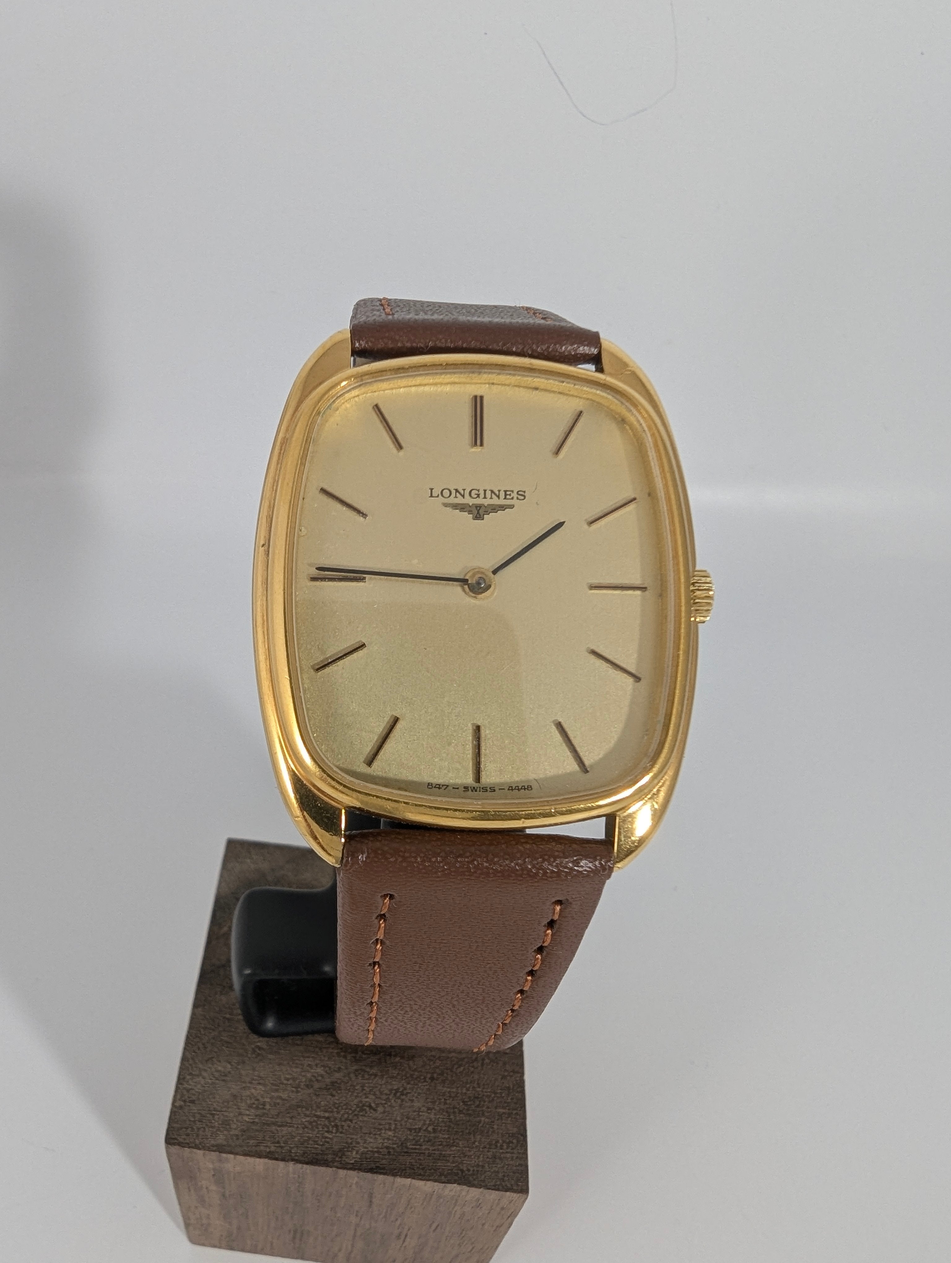 1980s Longines Manual Wind Dress Watch