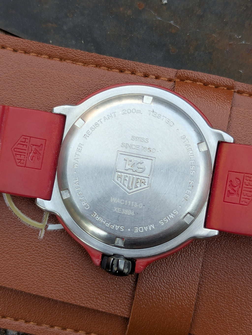 TAG Heuer Formula 1 WAC1113-0 Red Dial Quartz Watch