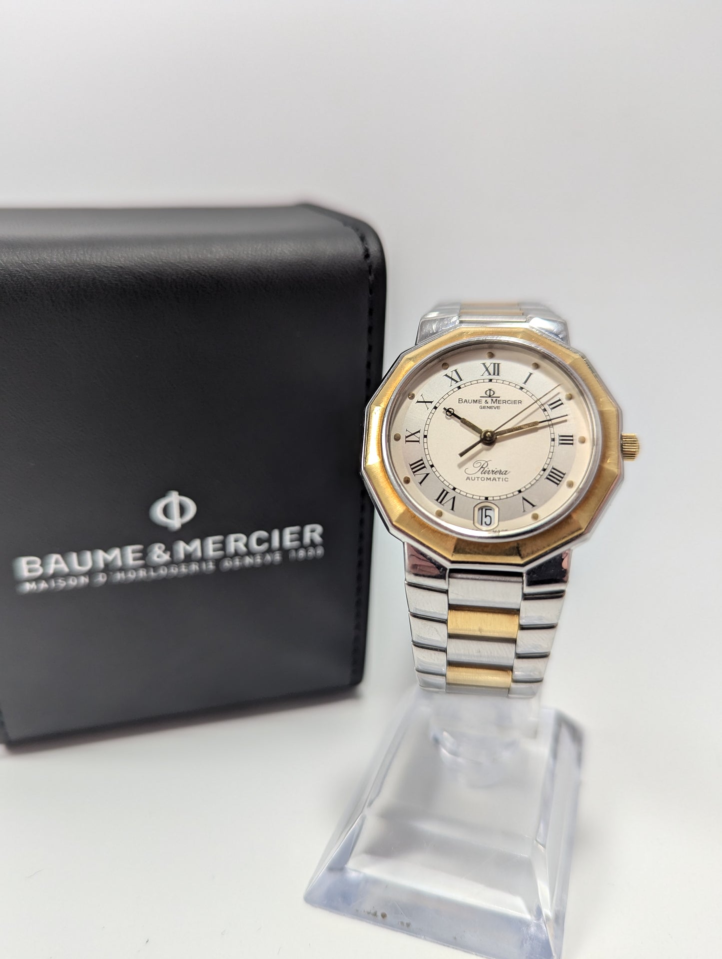 Baume & Mercier Riviera 18K Gold Automatic Watch