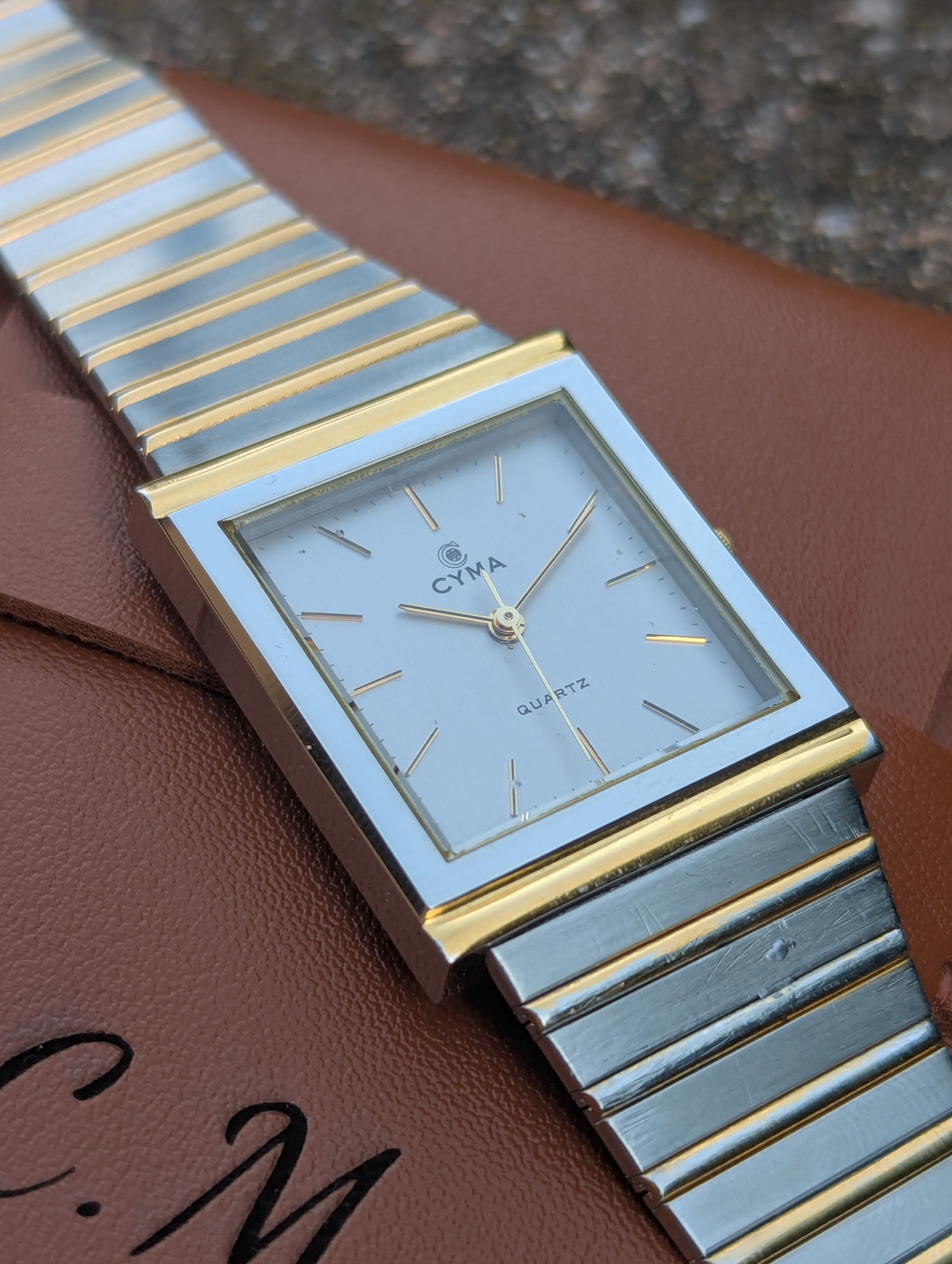 Cyma Le Locle Two-Tone Dress Watch