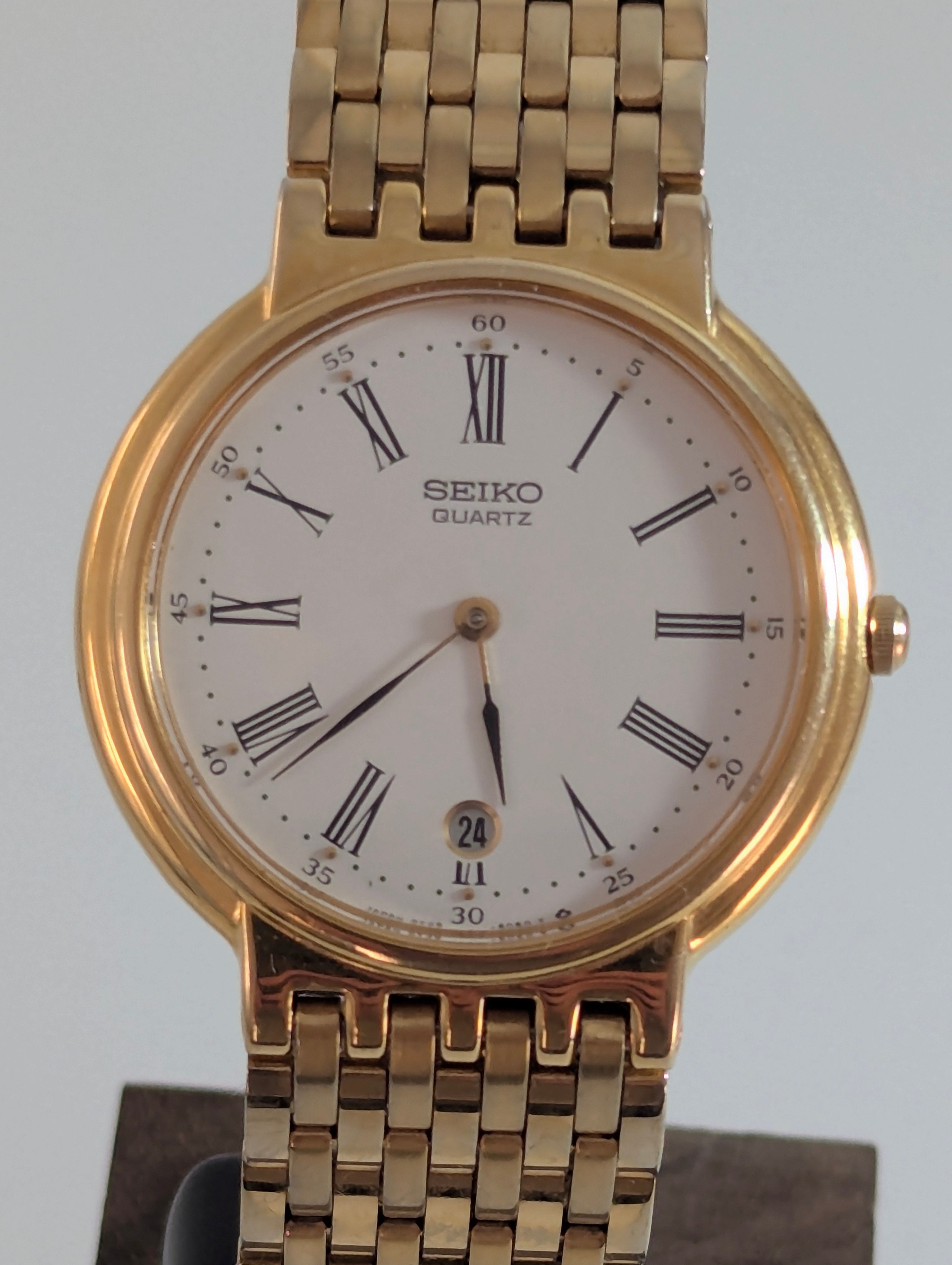 Seiko Quartz Roman Numeral Dress Watch