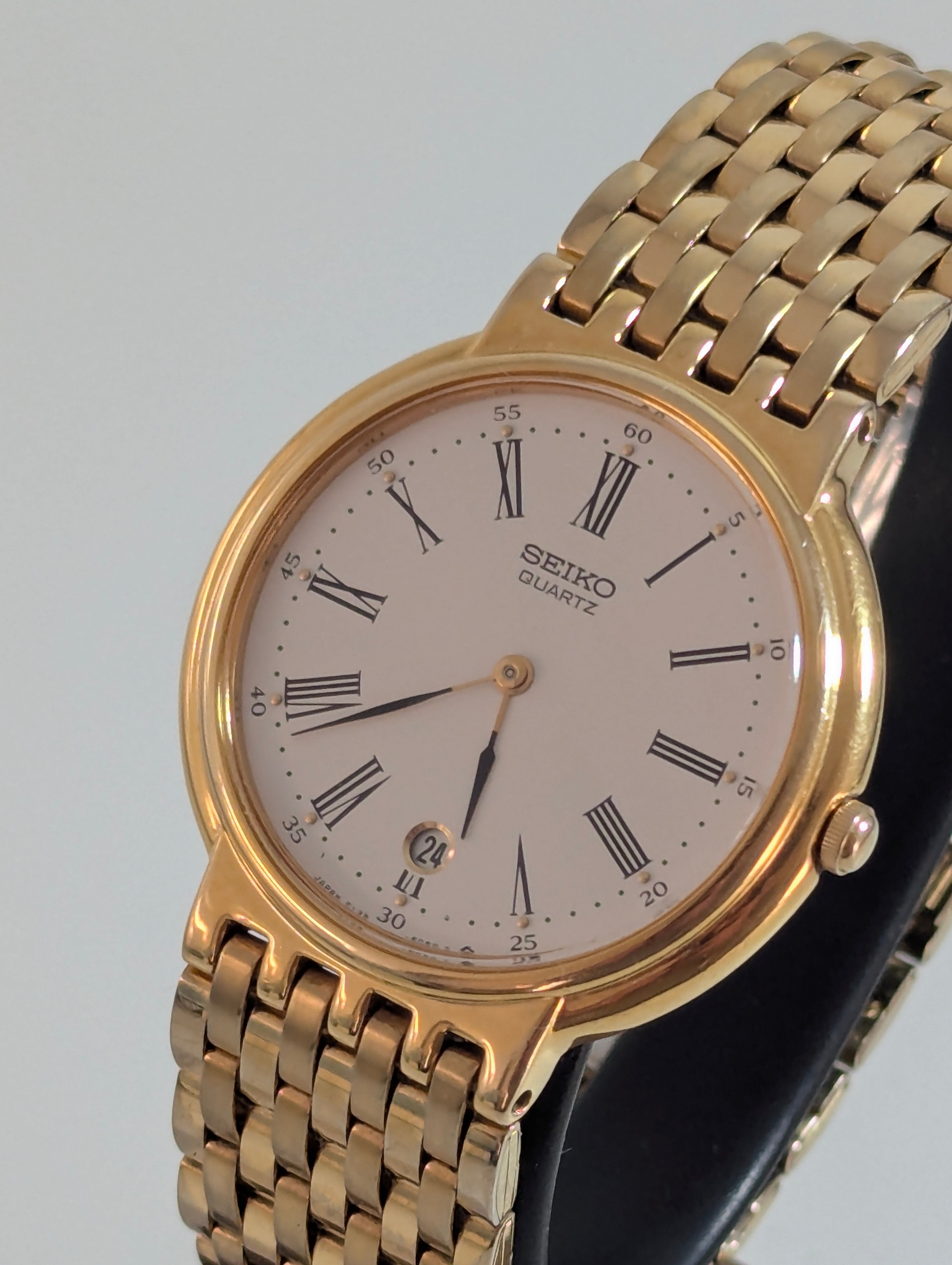 Seiko Quartz Roman Numeral Dress Watch