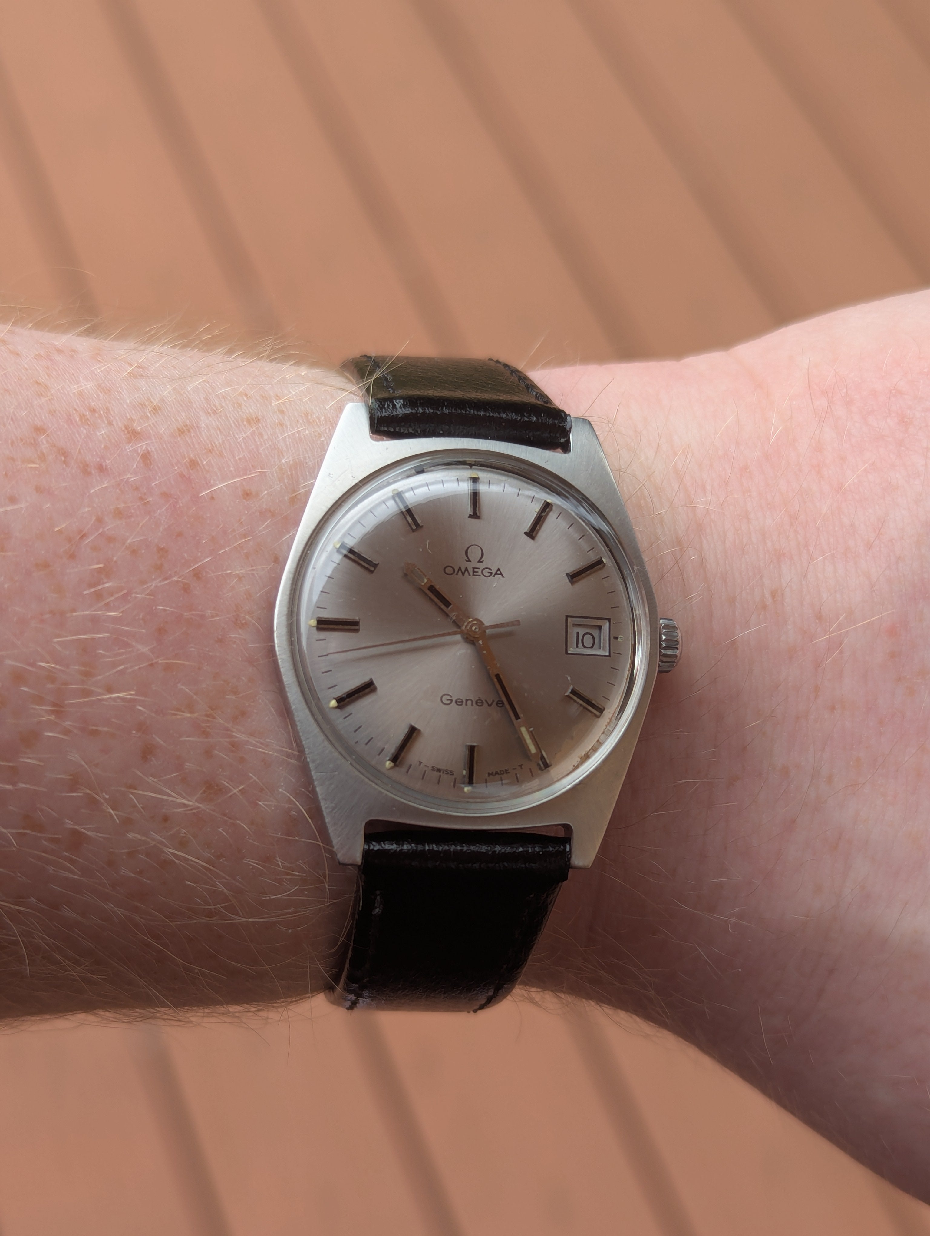 Omega Genève 1970's Silver Men’s Watch