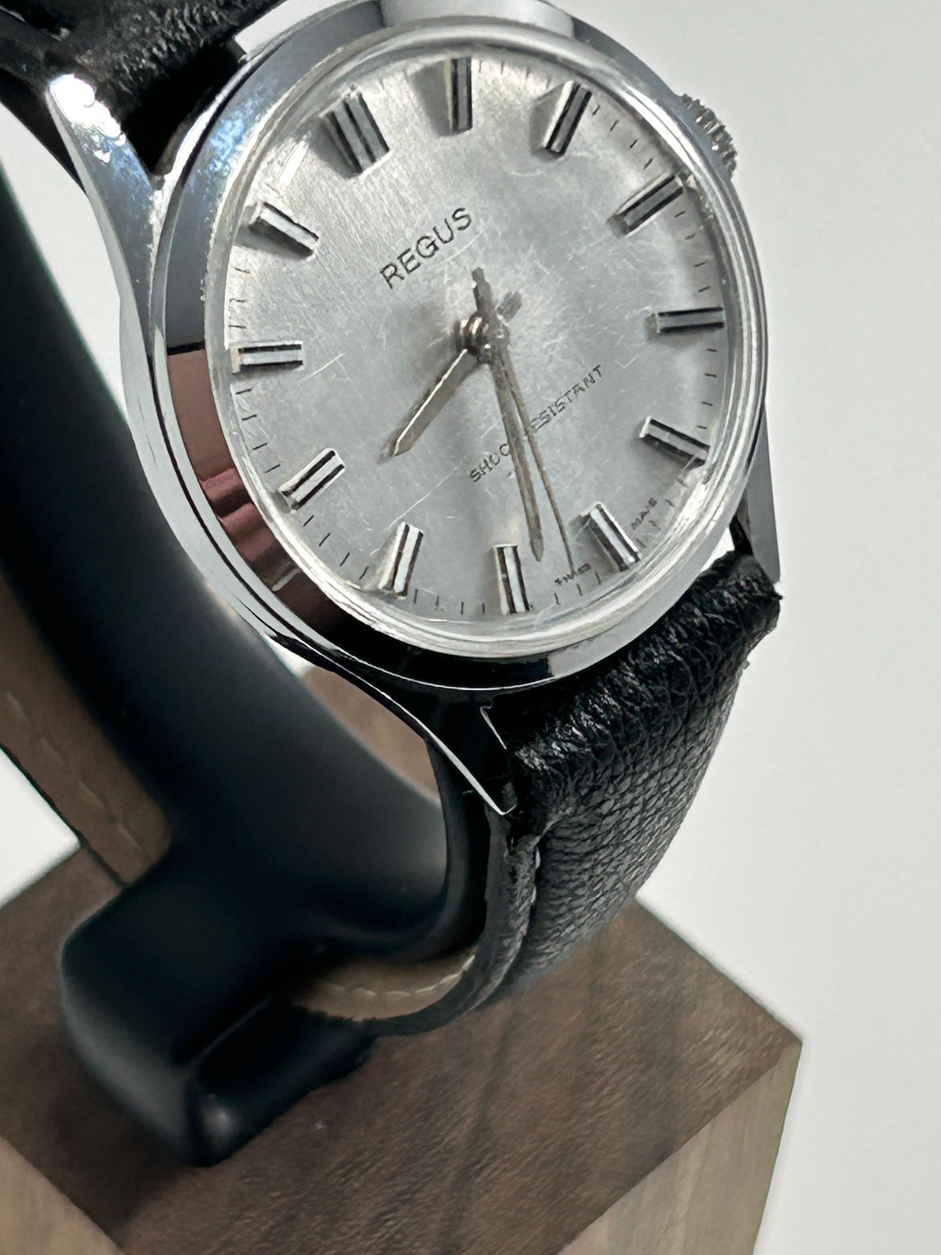 Regus “Living Swiss” Silver Watch - Silver Dial Date Watch, Mid 2000s, 34mm, Mechanical