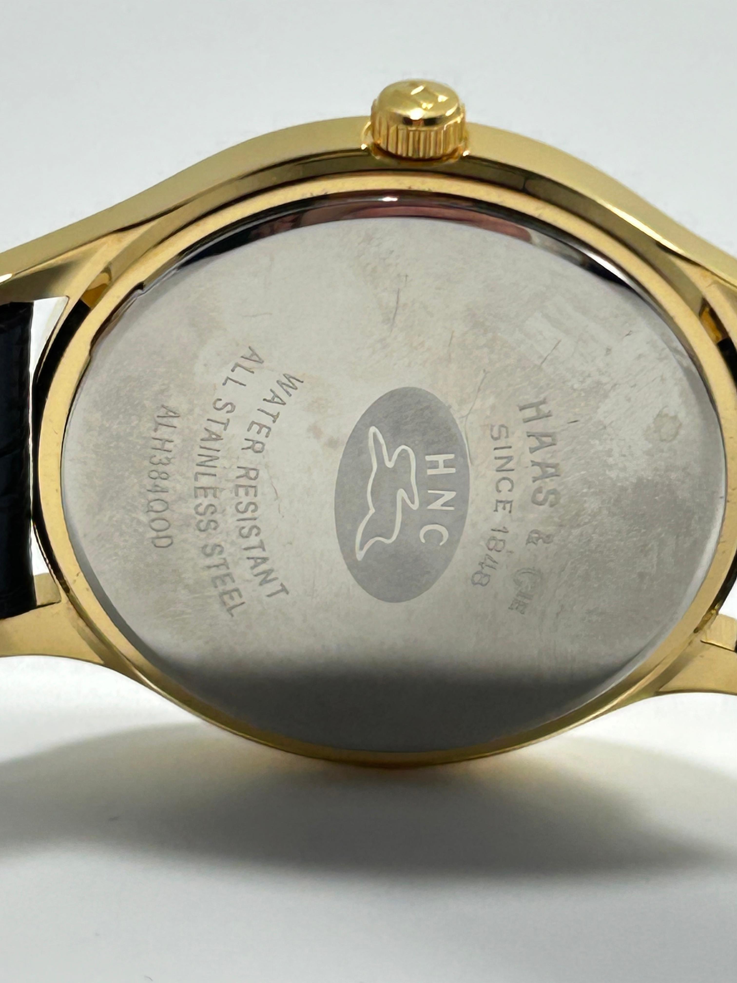 Haas & Cie Roman Numeral Day-Date Watch
