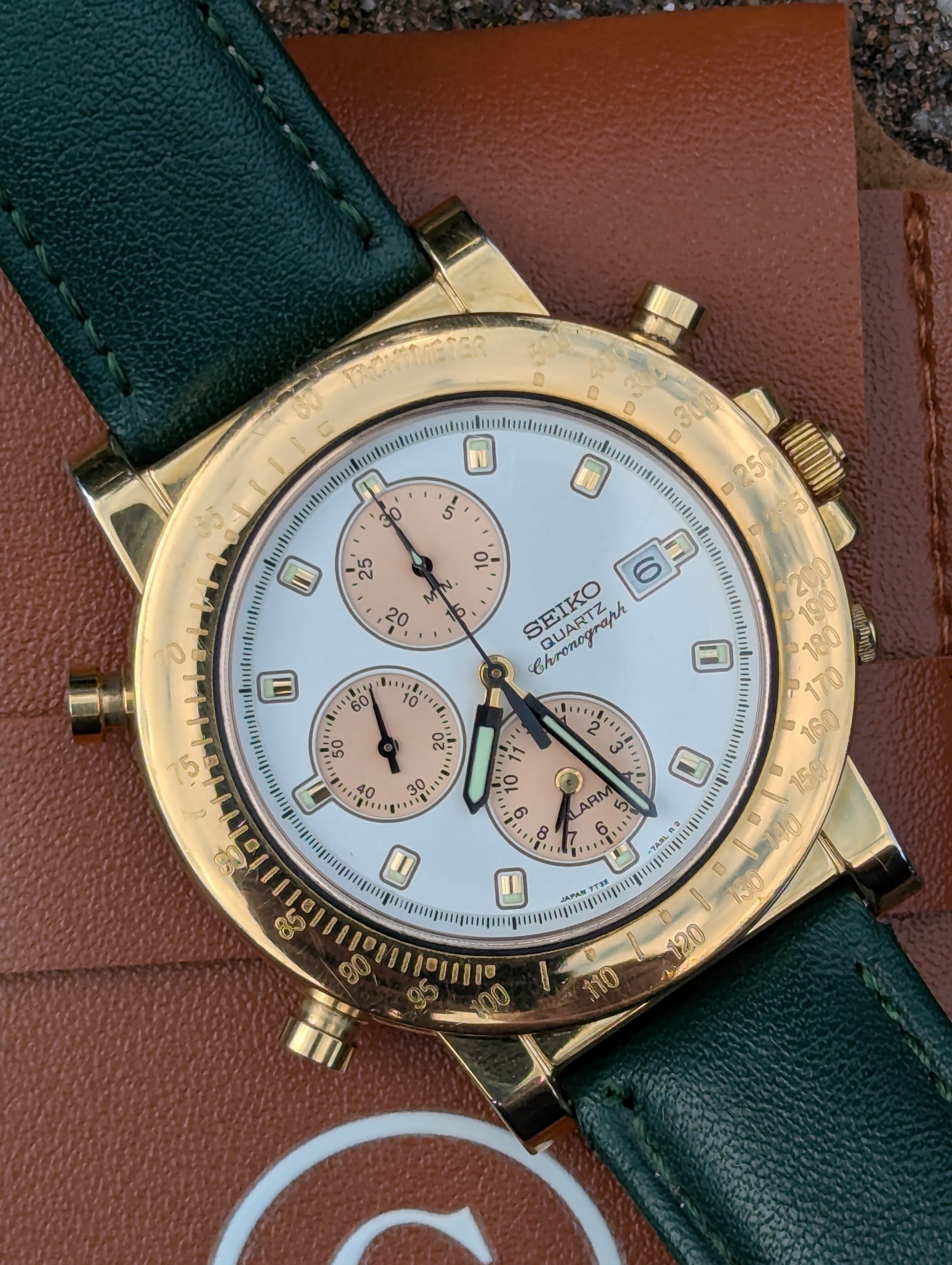 Seiko Gold-Tone Chronograph