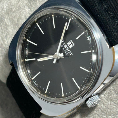 1970s Tissot Astrolon Swiss Vintage Black Dial Men’s Watch with Original Box