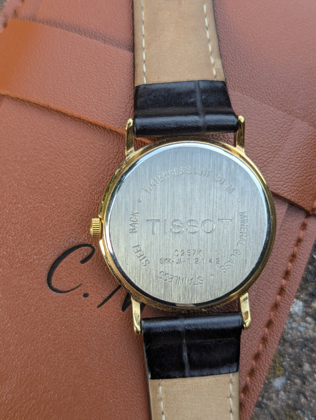 Tissot Pegasus Gold Dial Dress Watch