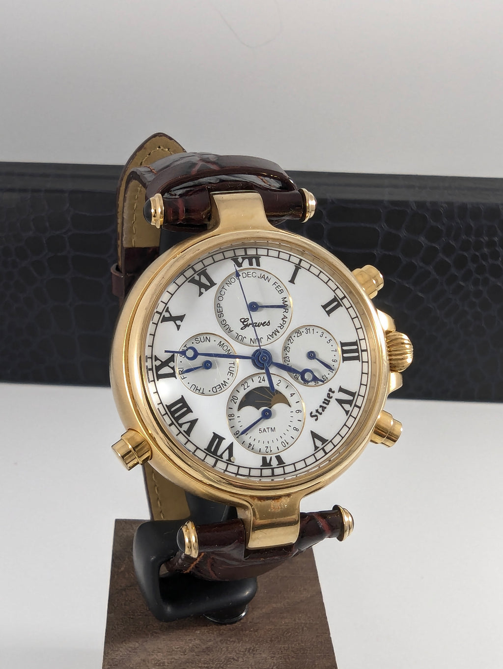 Stauer Graves Automatic Chronograph Moonphase Watch