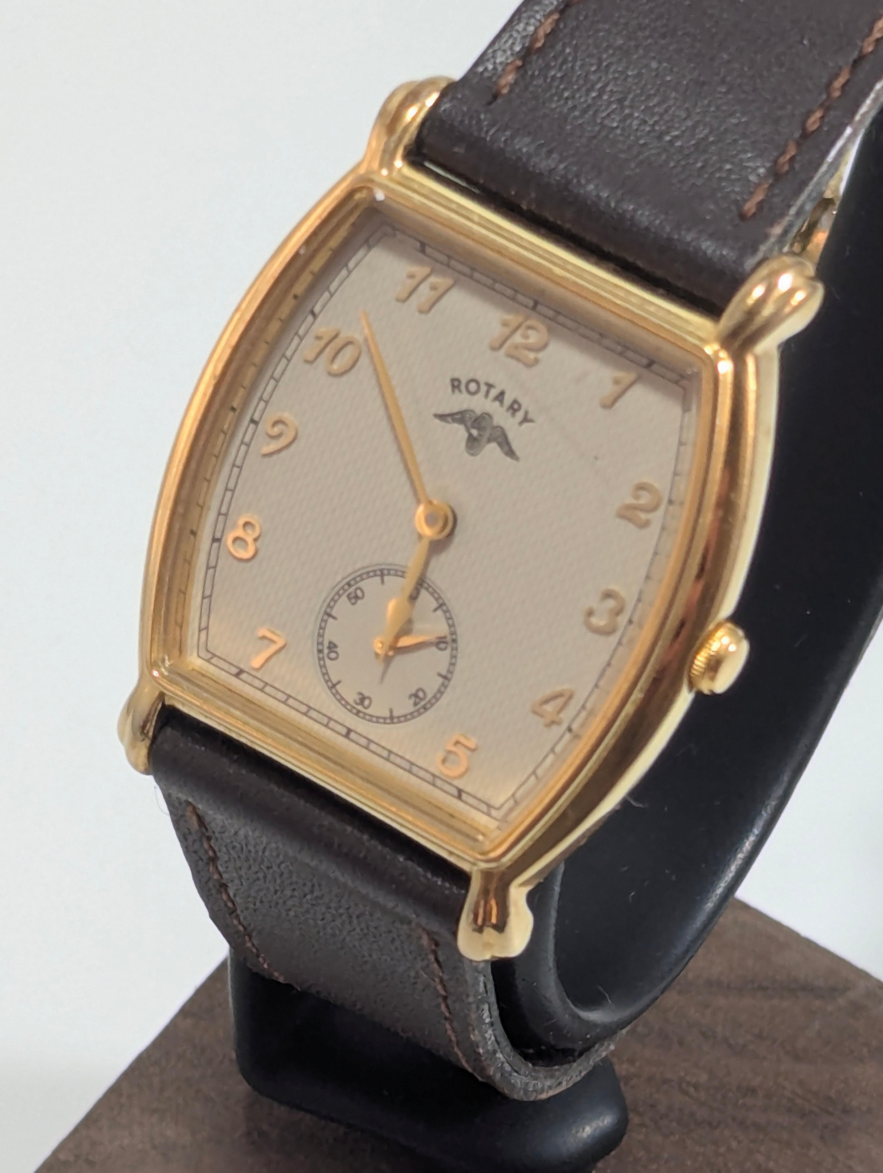 Rotary Tonneau Small Seconds Dress Watch