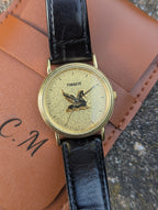 Tissot Pegasus Gold Dial Dress Watch