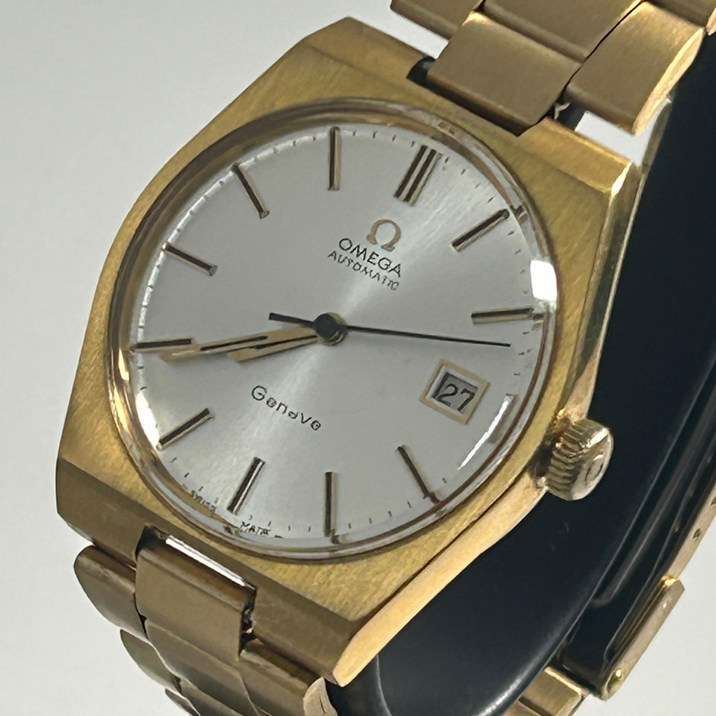 1970's Omega Genève Automatic 166.099 - Gold Plated, Date, Vintage Men’s Watch