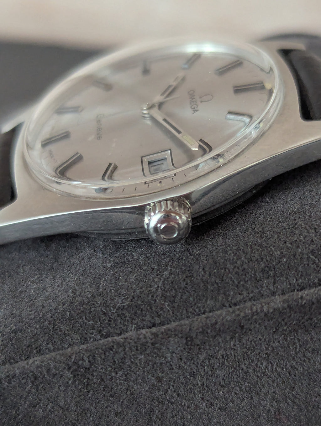 Omega Genève 1970's Silver Men’s Watch