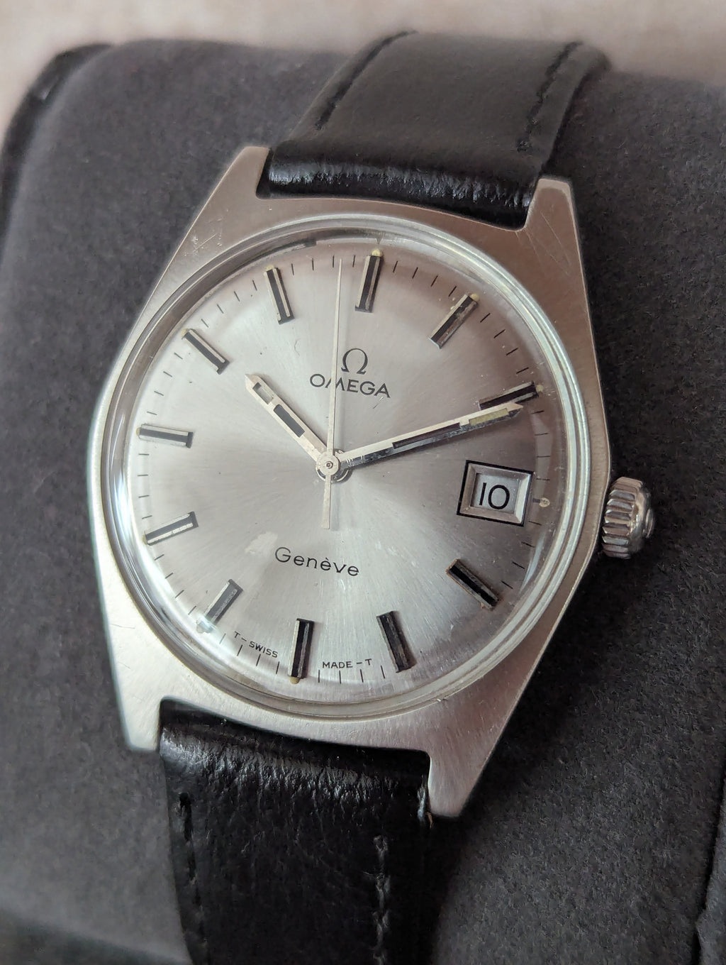 Omega Genève 1970's Silver Men’s Watch
