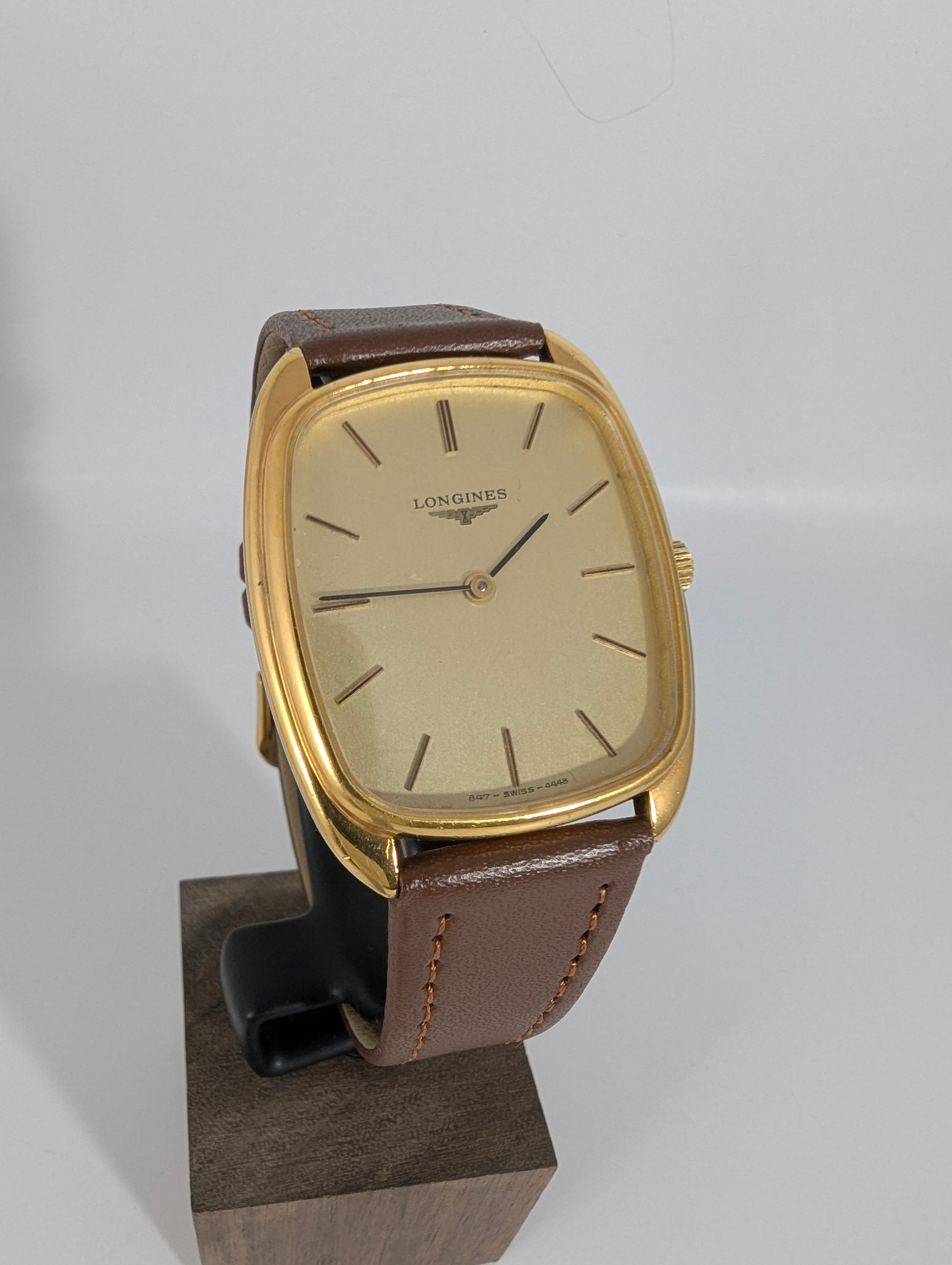 1980s Longines Manual Wind Dress Watch