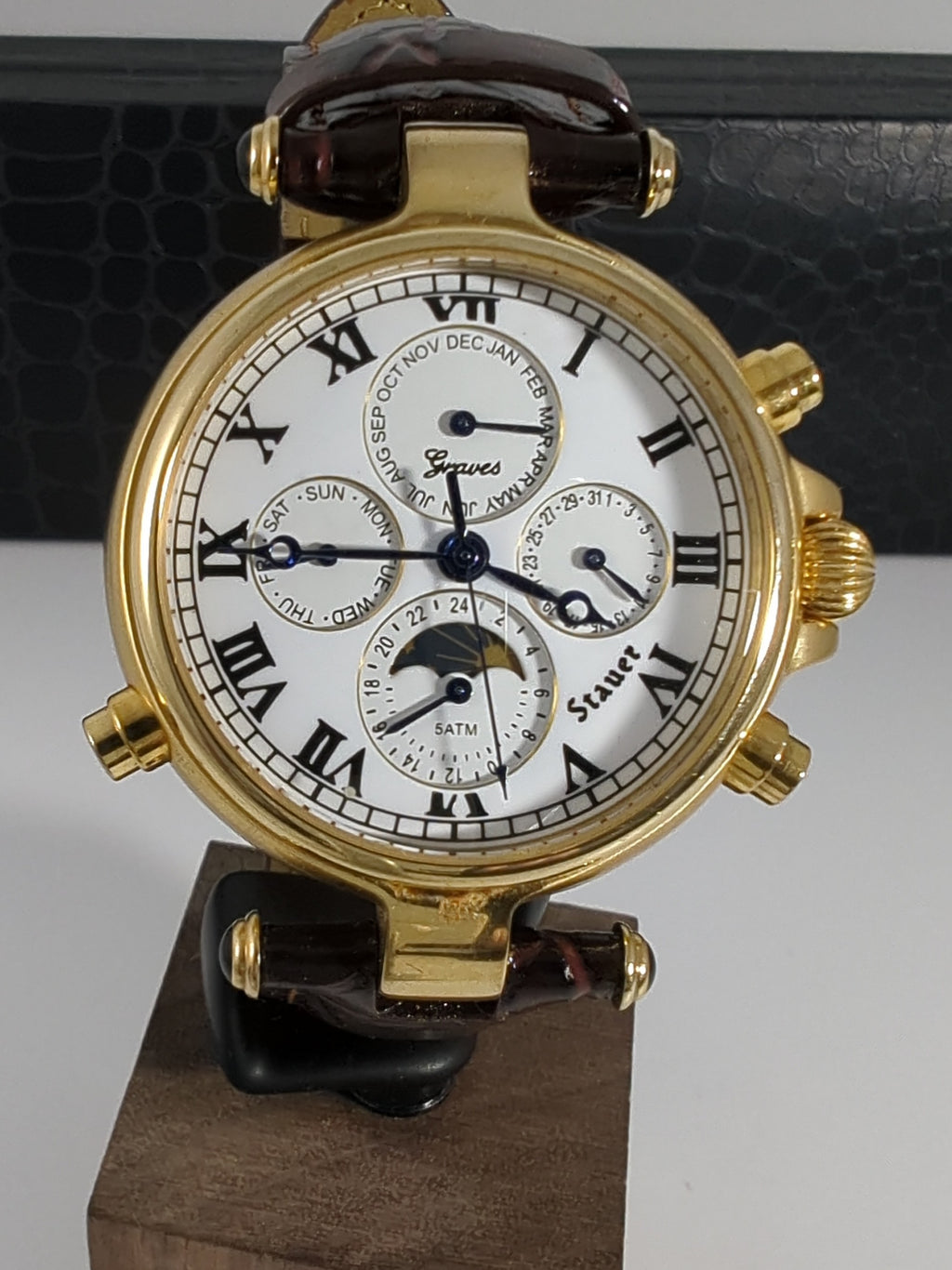 Stauer Graves Automatic Chronograph Moonphase Watch