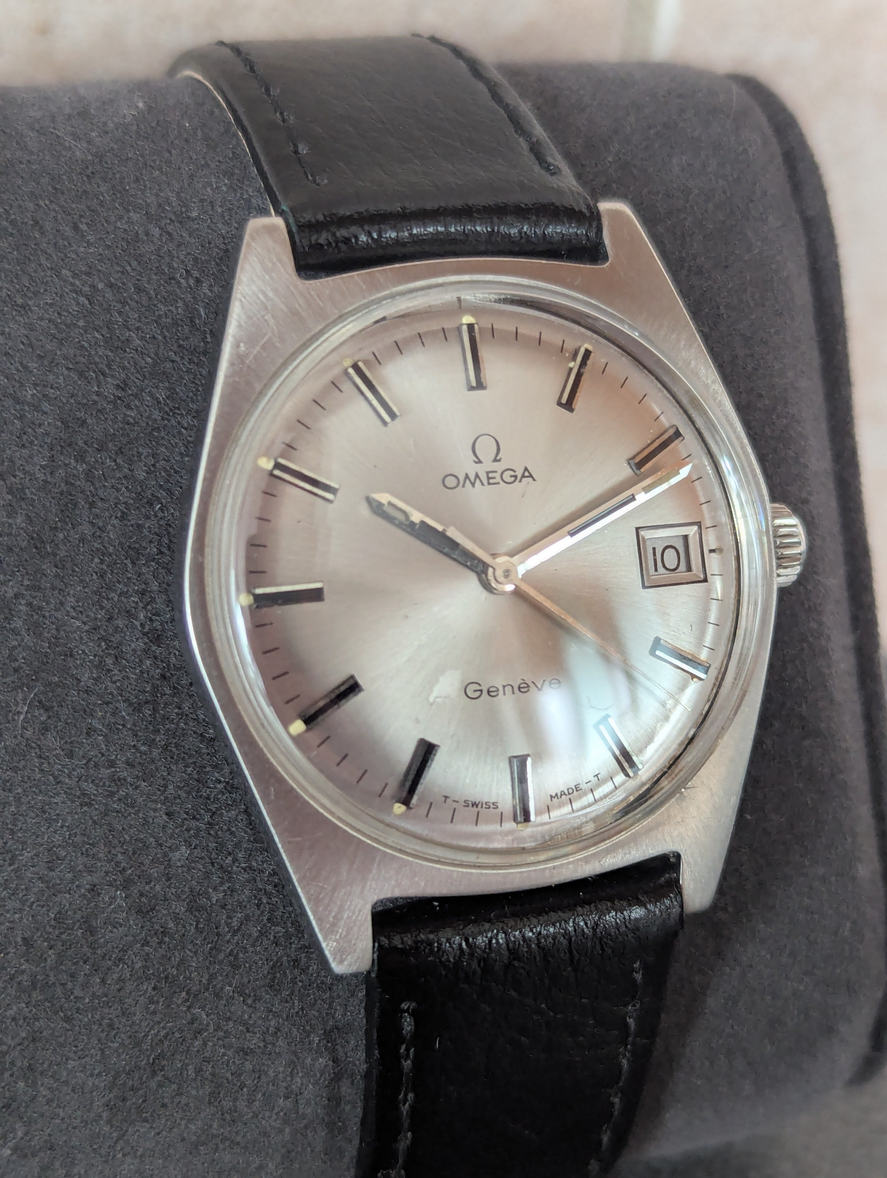 Omega Genève 1970's Silver Men’s Watch