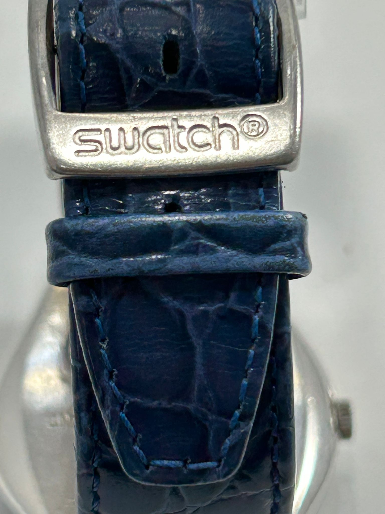 1993 Swatch Irony – Blue Dial, 37mm, Stainless Steel, Date