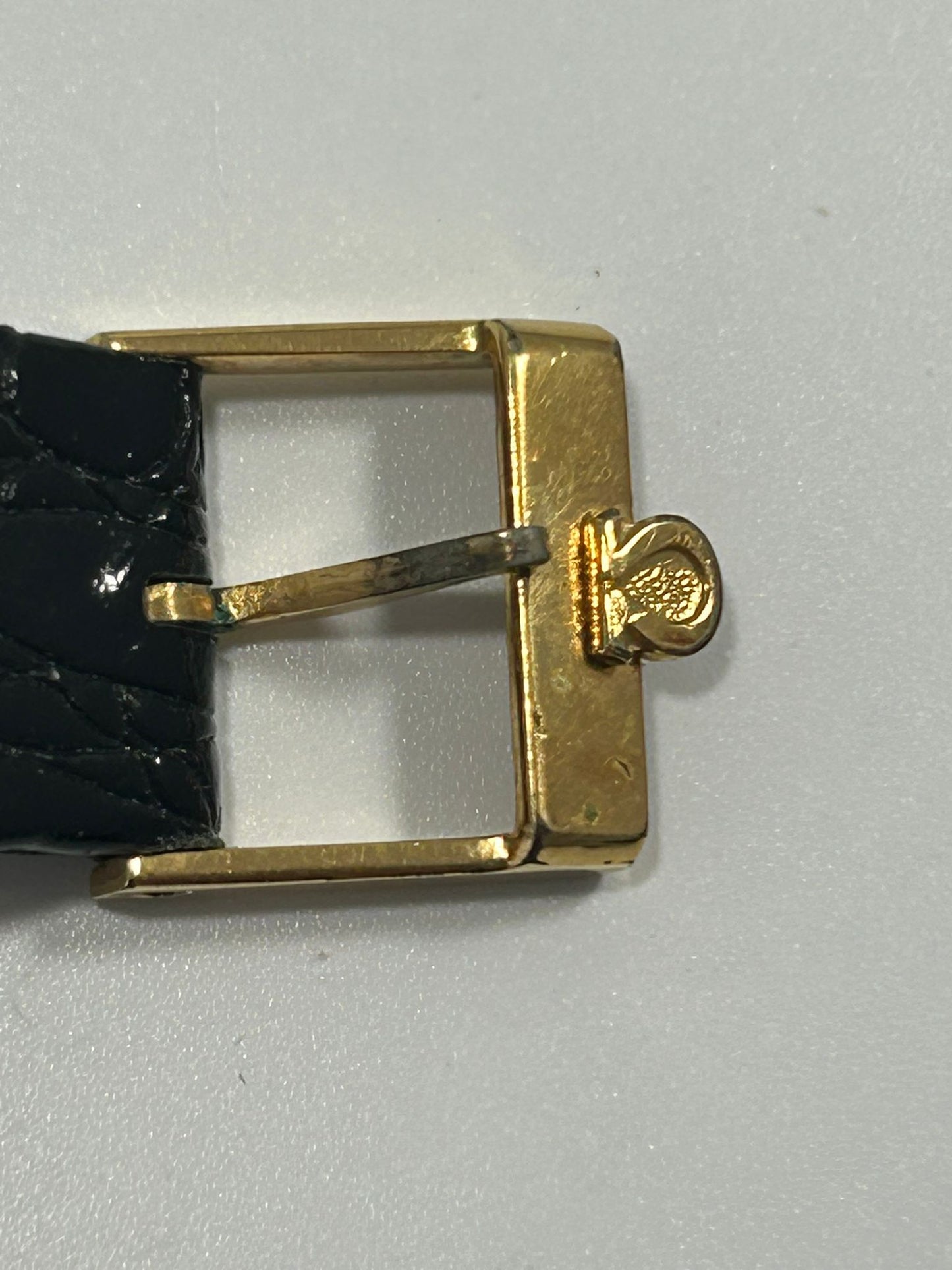 1980's Omega Seamaster 396.0934 Tank Style Rectangylar Gold Watch - Quartz, Date, Cal. 1420