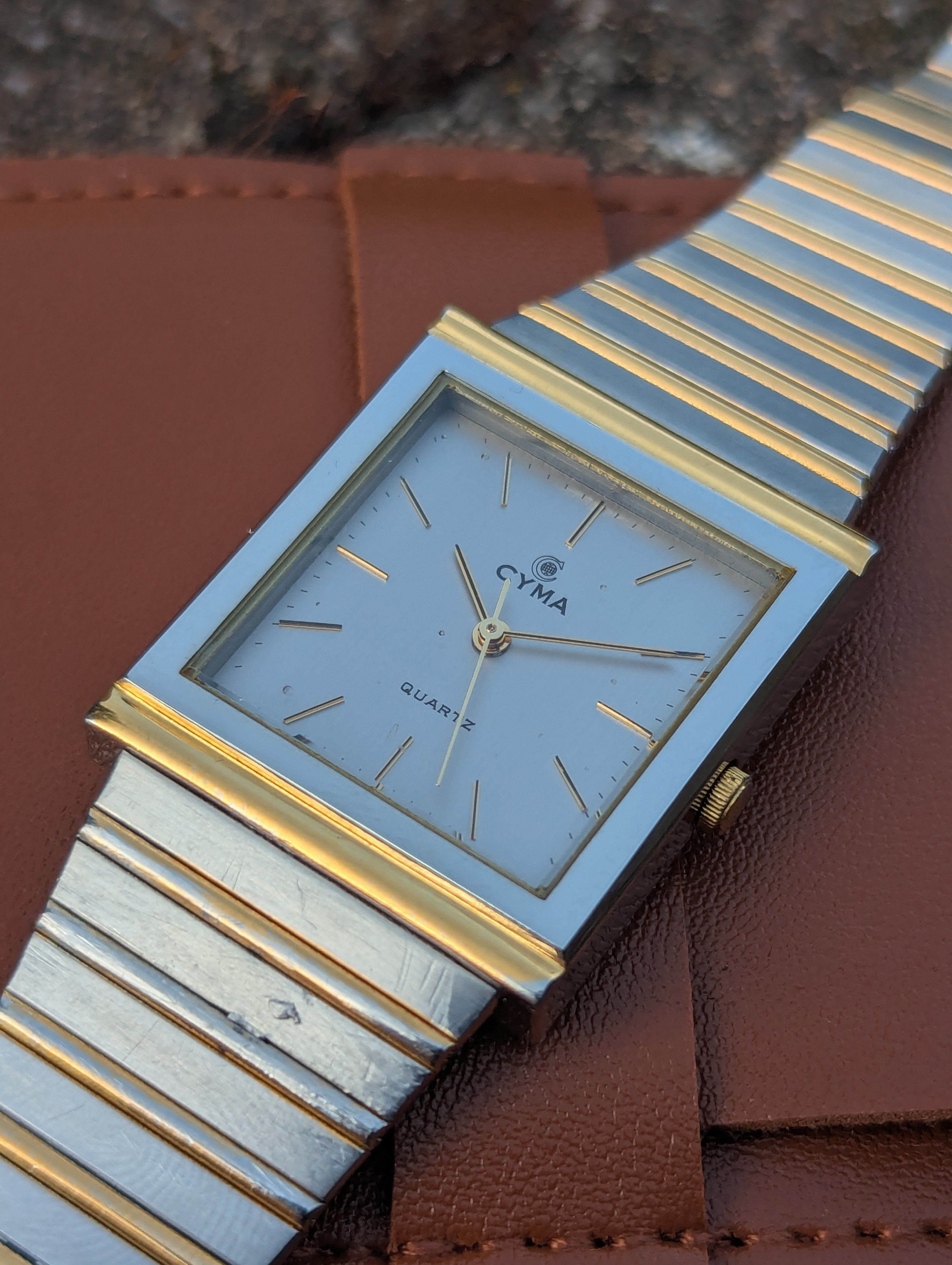 Cyma Le Locle Two-Tone Dress Watch