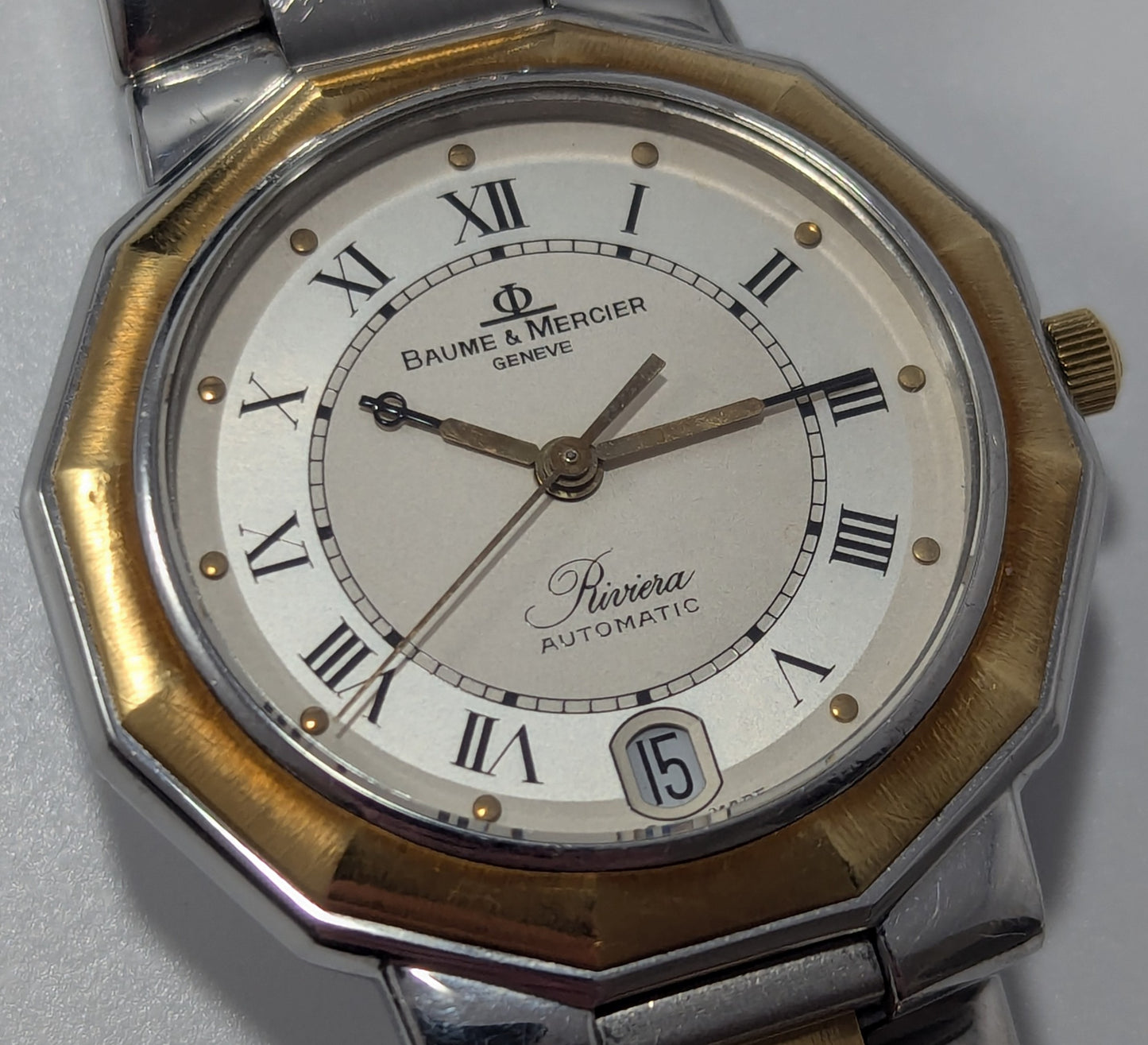 Baume & Mercier Riviera 18K Gold Automatic Watch