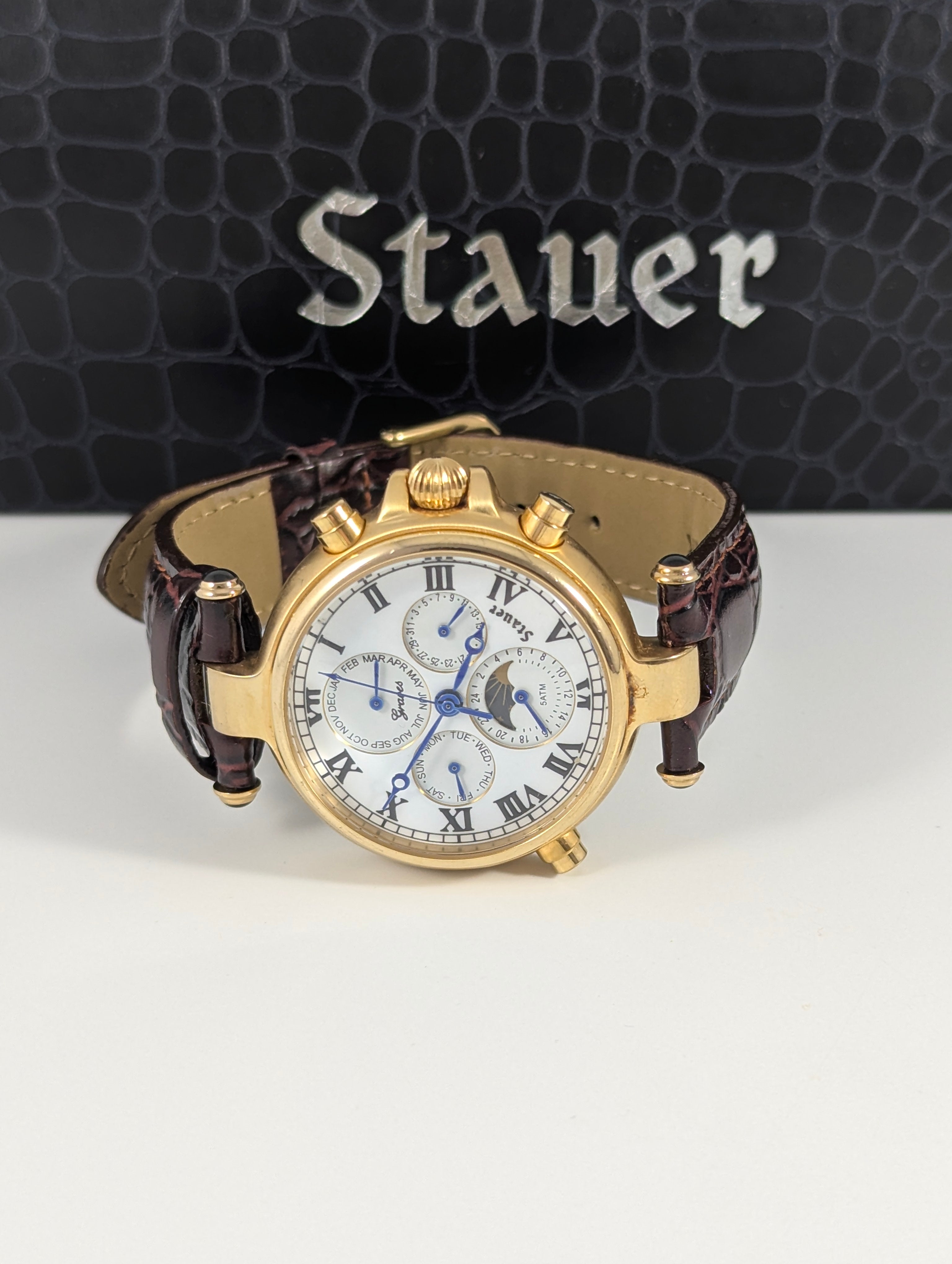 Stauer Graves Automatic Chronograph Moonphase Watch