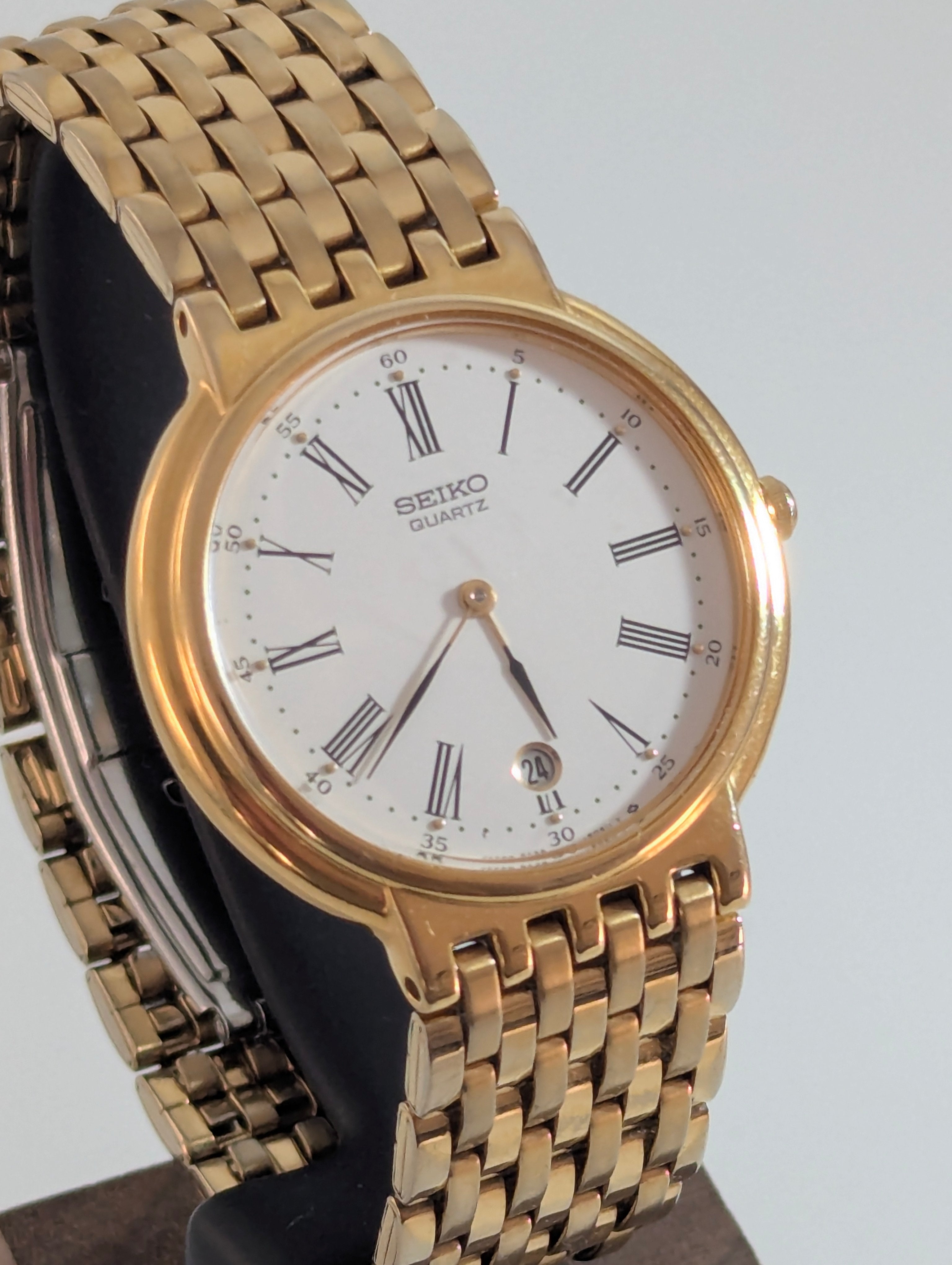 Seiko Quartz Roman Numeral Dress Watch