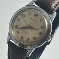 1960s Caravelle by Bulova Manual Wind Watch - 35mm, Swiss, Vintage, Cream Patina Dial