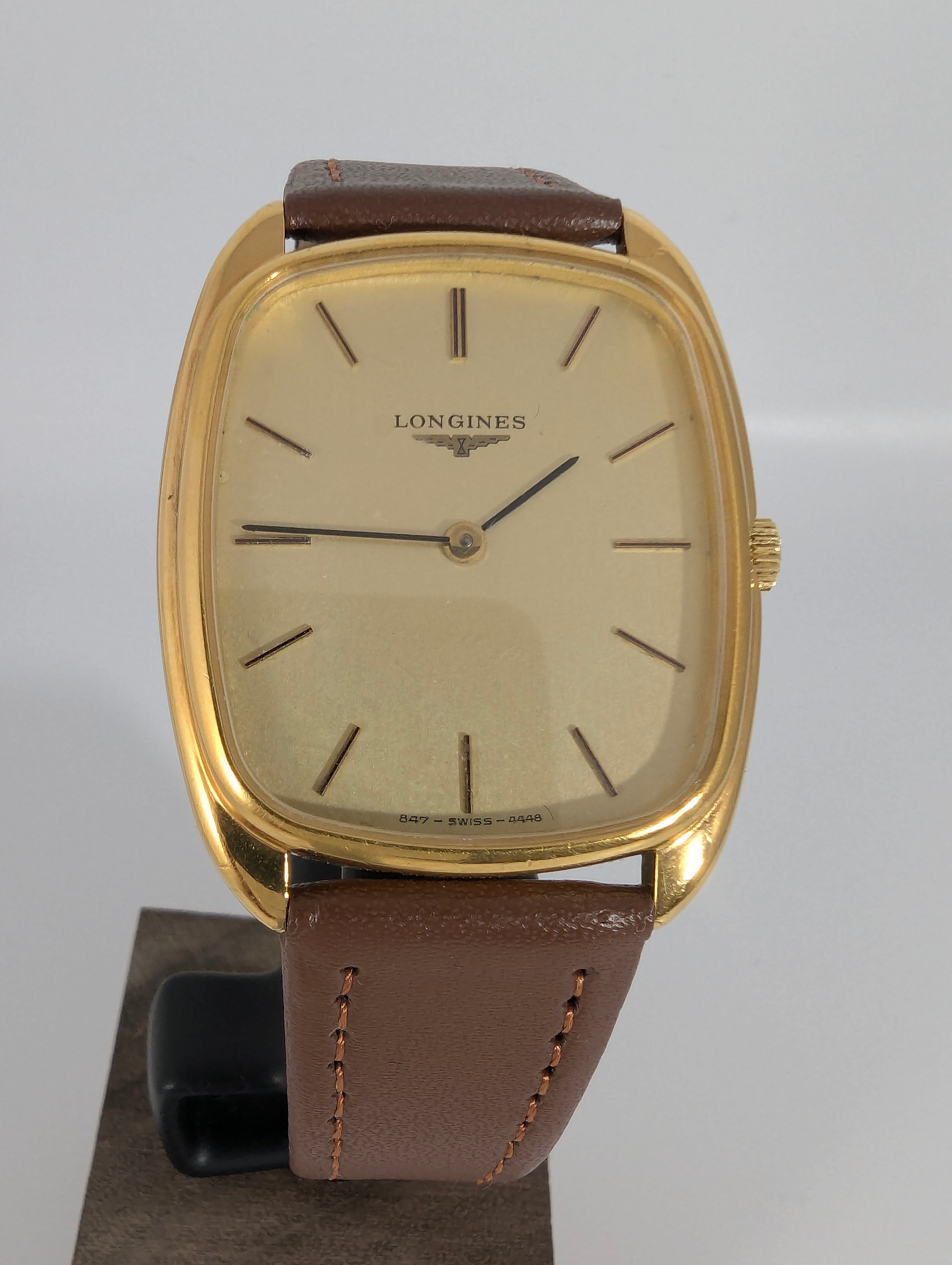 1980s Longines Manual Wind Dress Watch