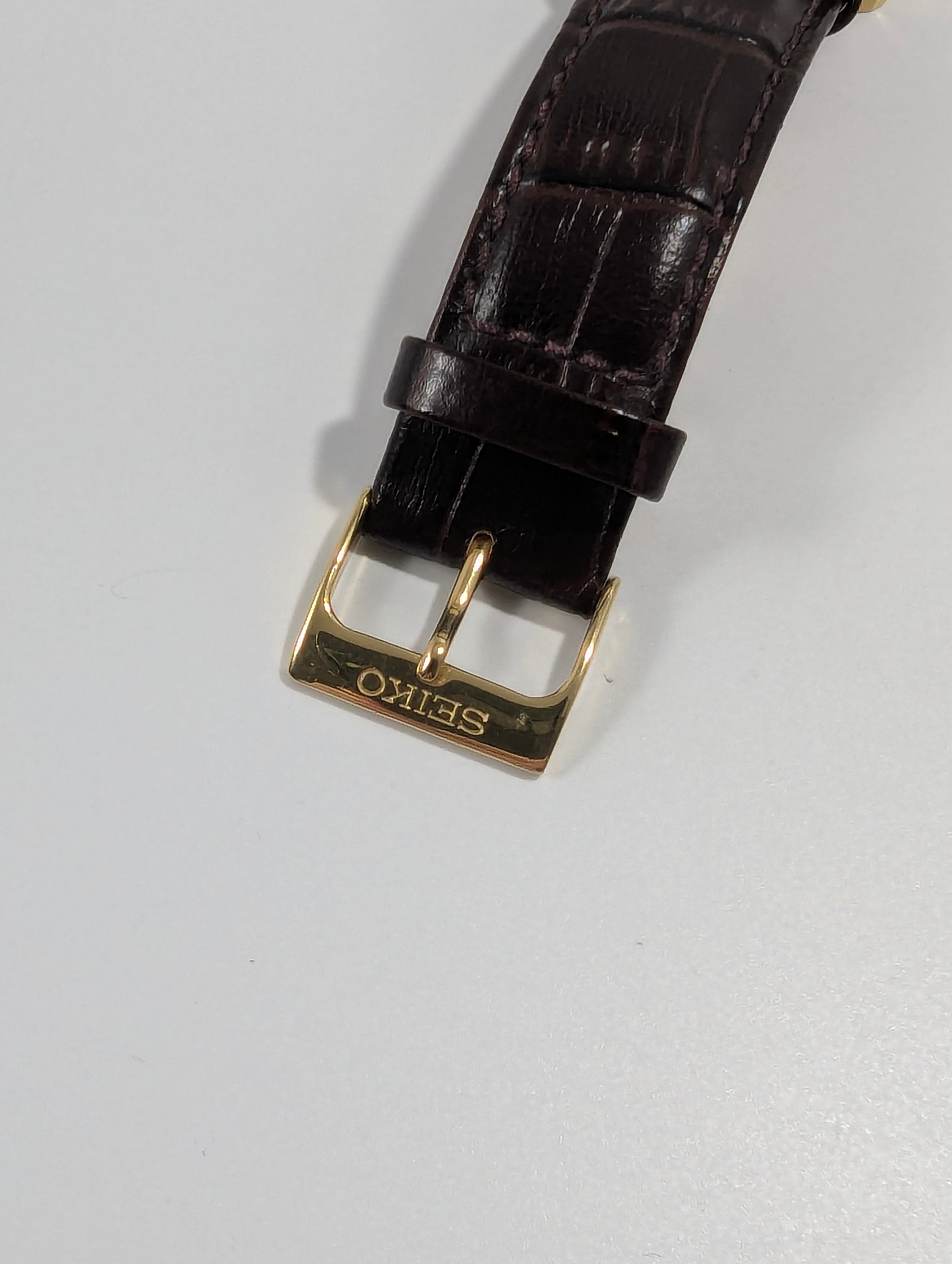 Seiko SRK050P1 Small Seconds Gold Dress Watch