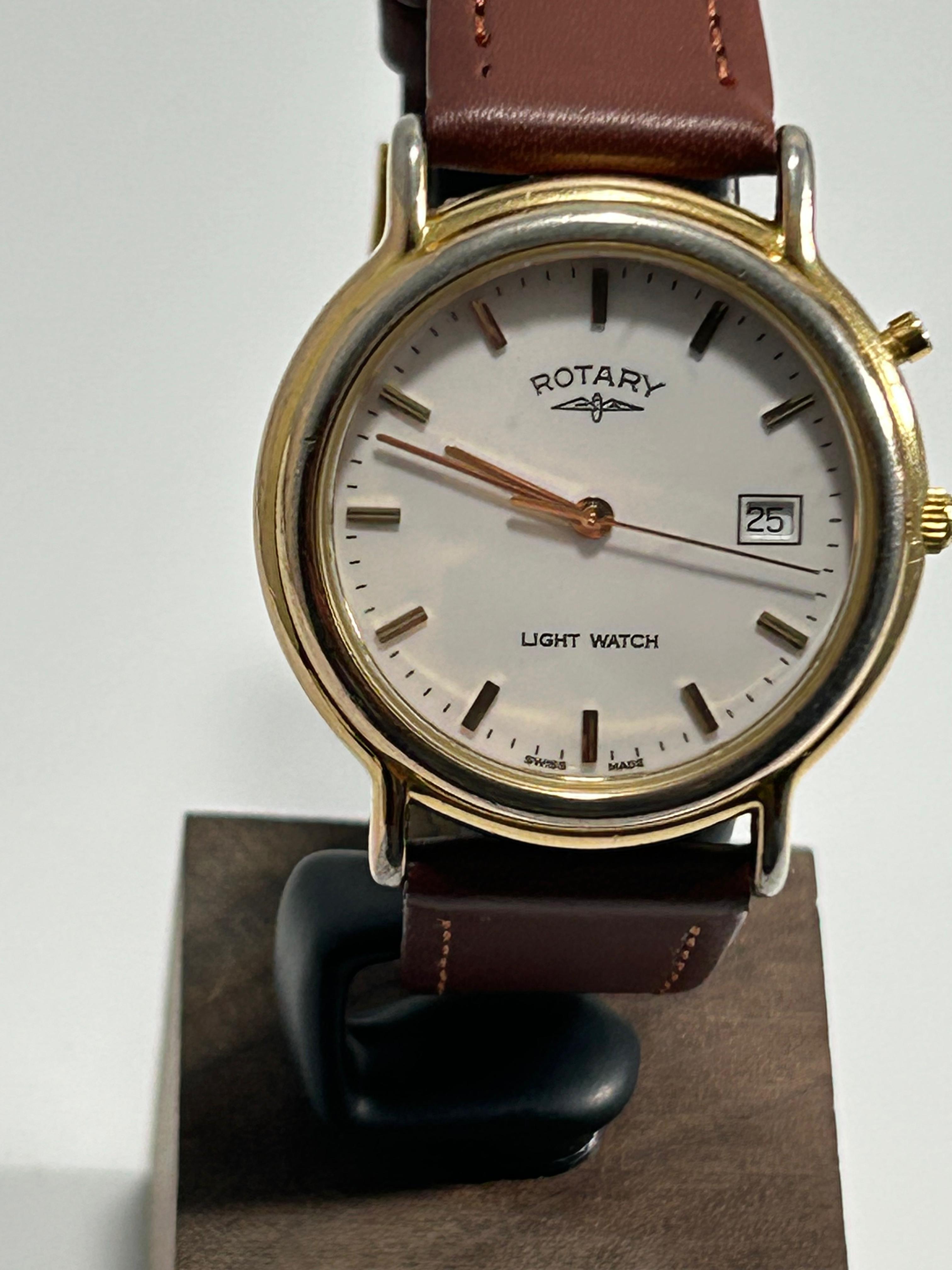 Rotary Light Watch Vintage Men's Watch