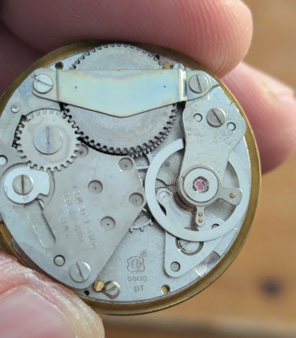 1960s Stirling Dress Watch - Gold Plated, Mechanical, Vintage, Rare, Classic